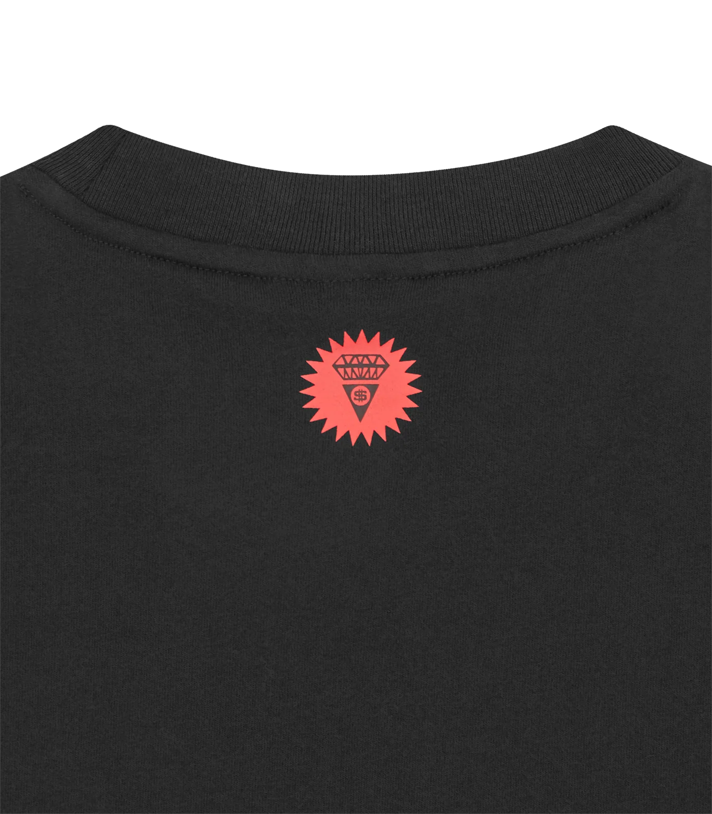 SPRAY PAINT RUNNING DOG T-SHIRT - BLACK - Image 4
