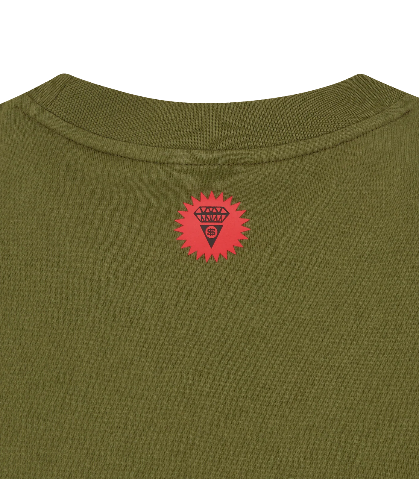 SPRAY PAINT RUNNING DOG T-SHIRT - GREEN - Image 4