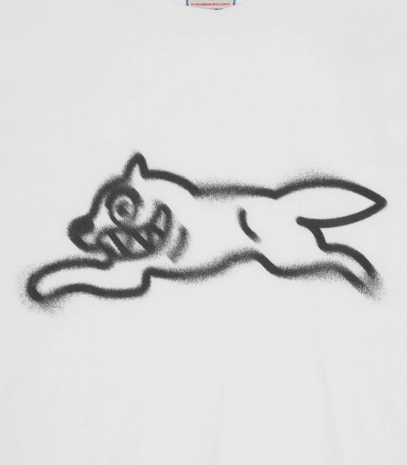 SPRAY PAINT RUNNING DOG T-SHIRT - WHITE - Image 3