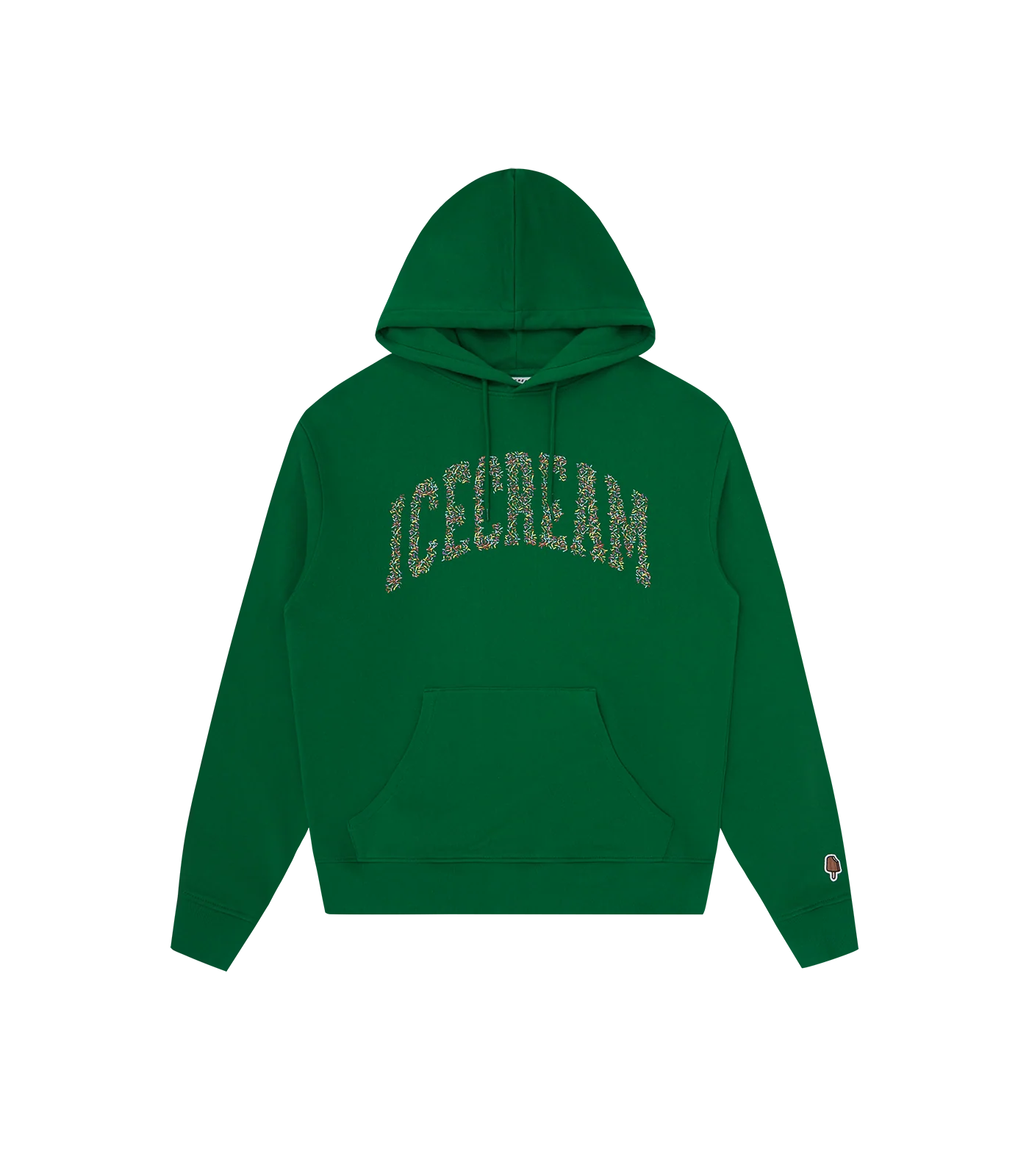 SPRINKLES POPOVER HOOD - GREEN