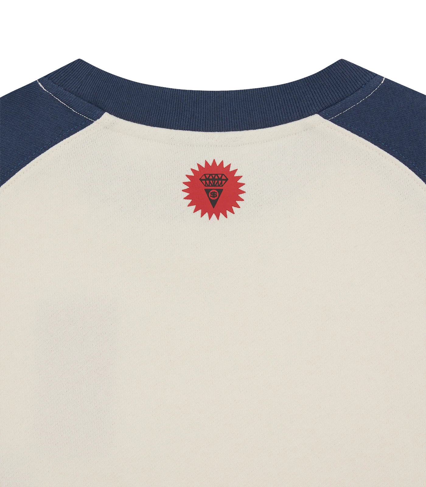 STACK EM UP CREWNECK - OFF WHITE/NAVY - Image 7