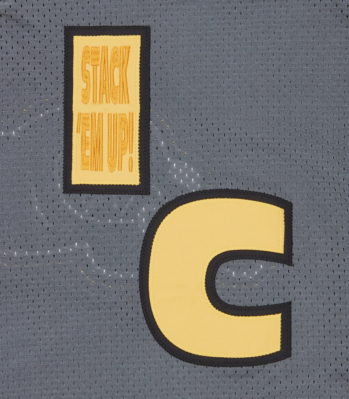 STACK EM UP FOOTBALL SHIRT - GREY/NAVY - Image 5