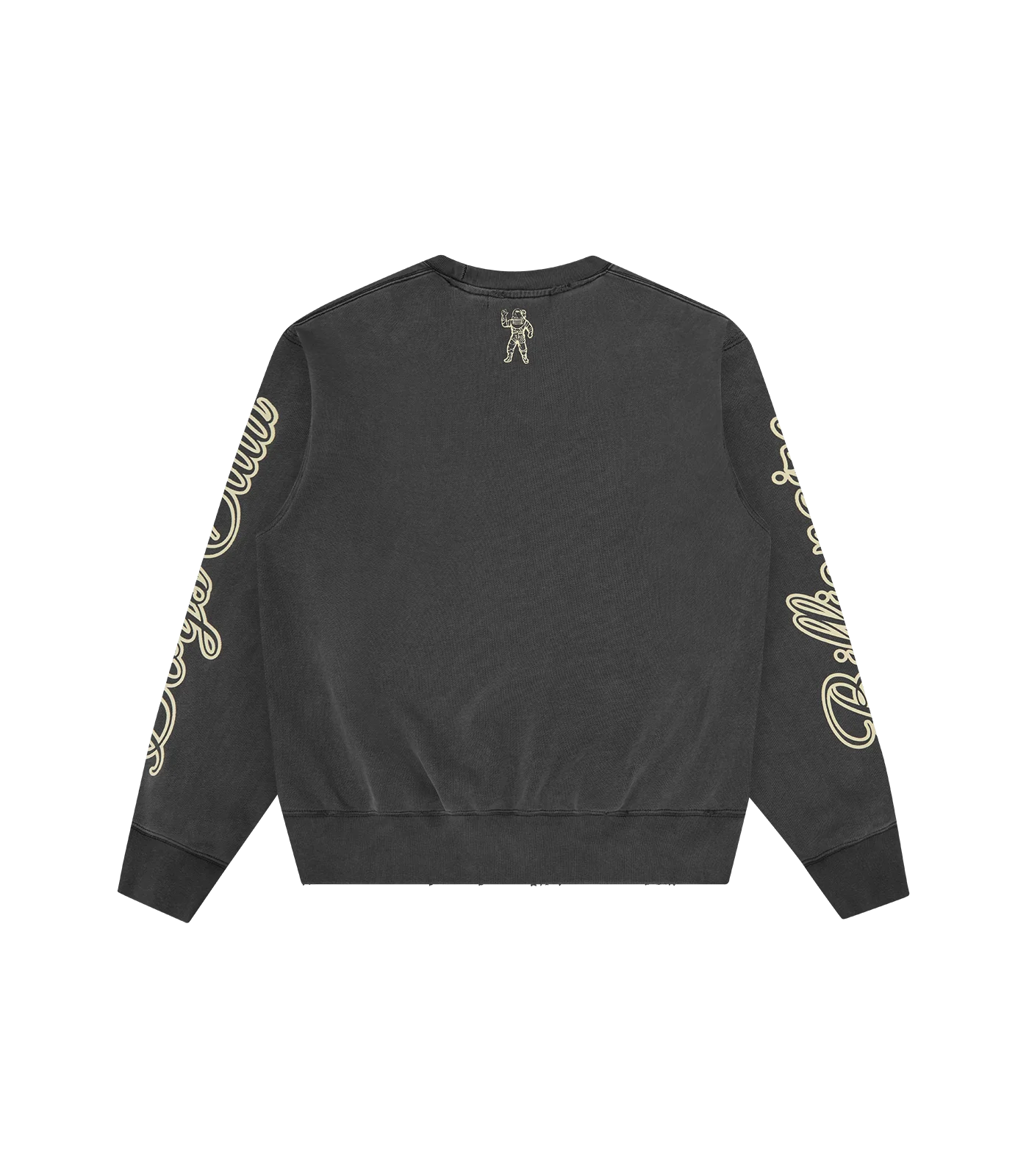 STAMP DISTRESSED OVERSIZED CREWNECK - WASHED BLACK - Image 2
