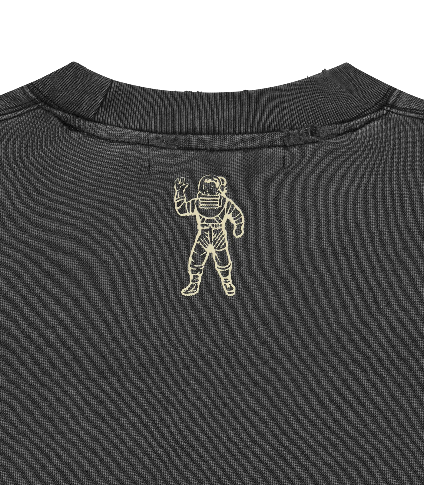 STAMP DISTRESSED OVERSIZED CREWNECK - WASHED BLACK - Image 4