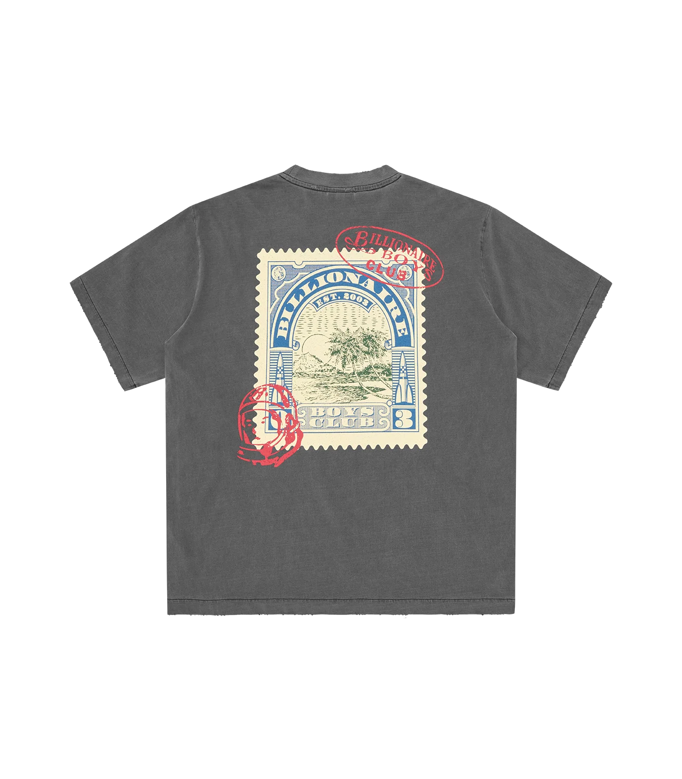 STAMP T-SHIRT - WASHED BLACK - Image 2
