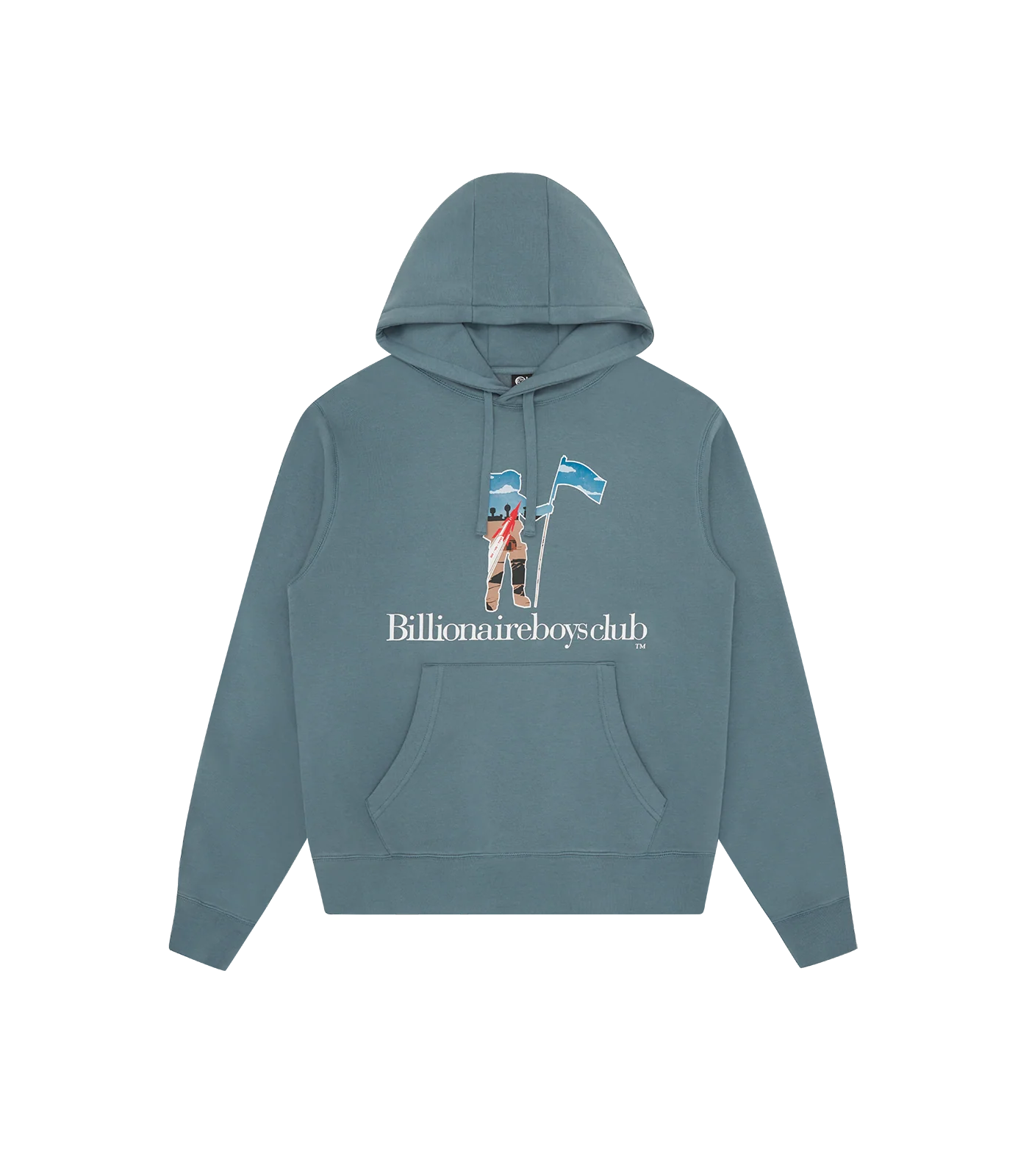STANDING ASTRO SERIF POPOVER HOOD  - SLATE BLUE