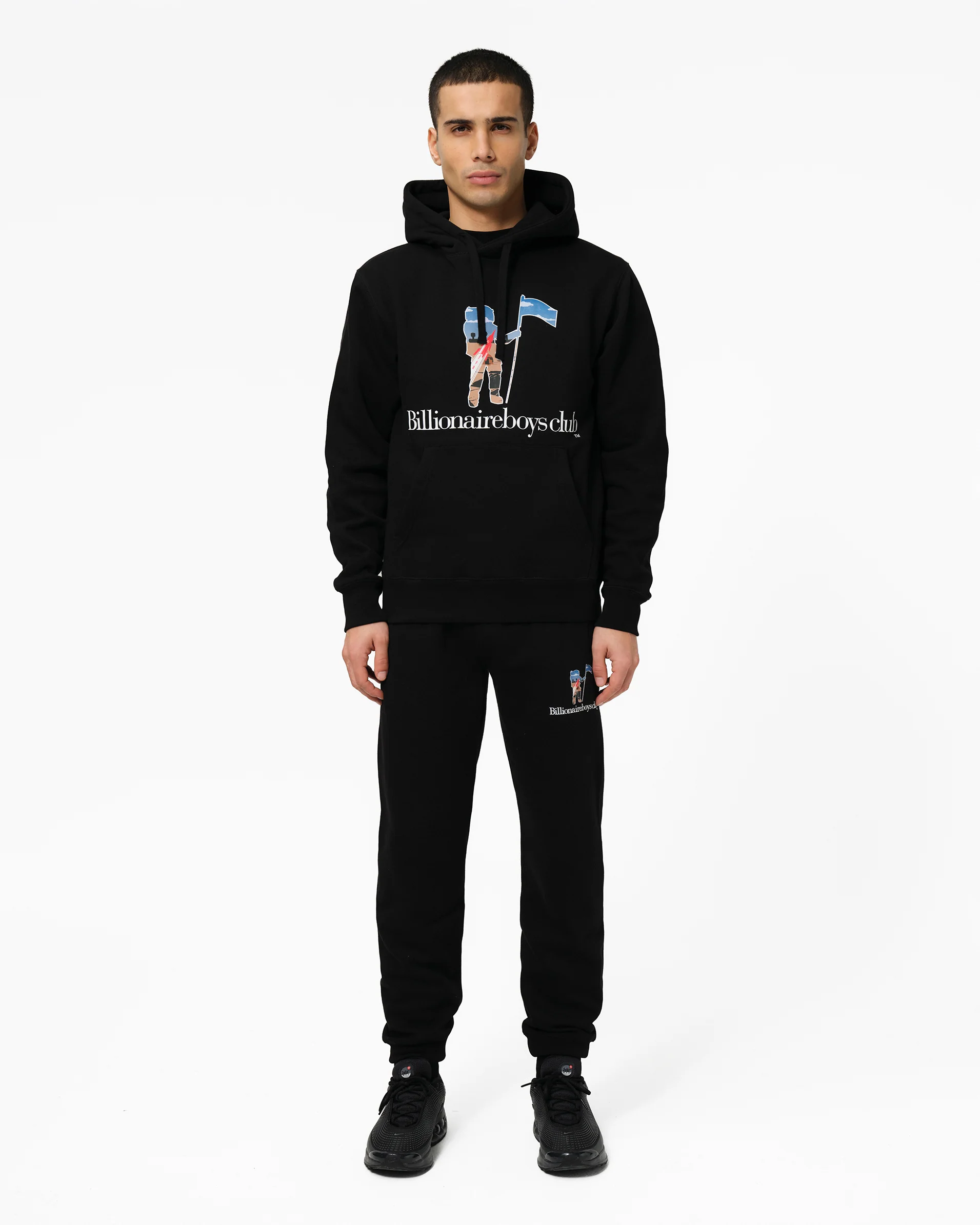 STANDING ASTRO SERIF SWEATPANTS  - BLACK - Image 3