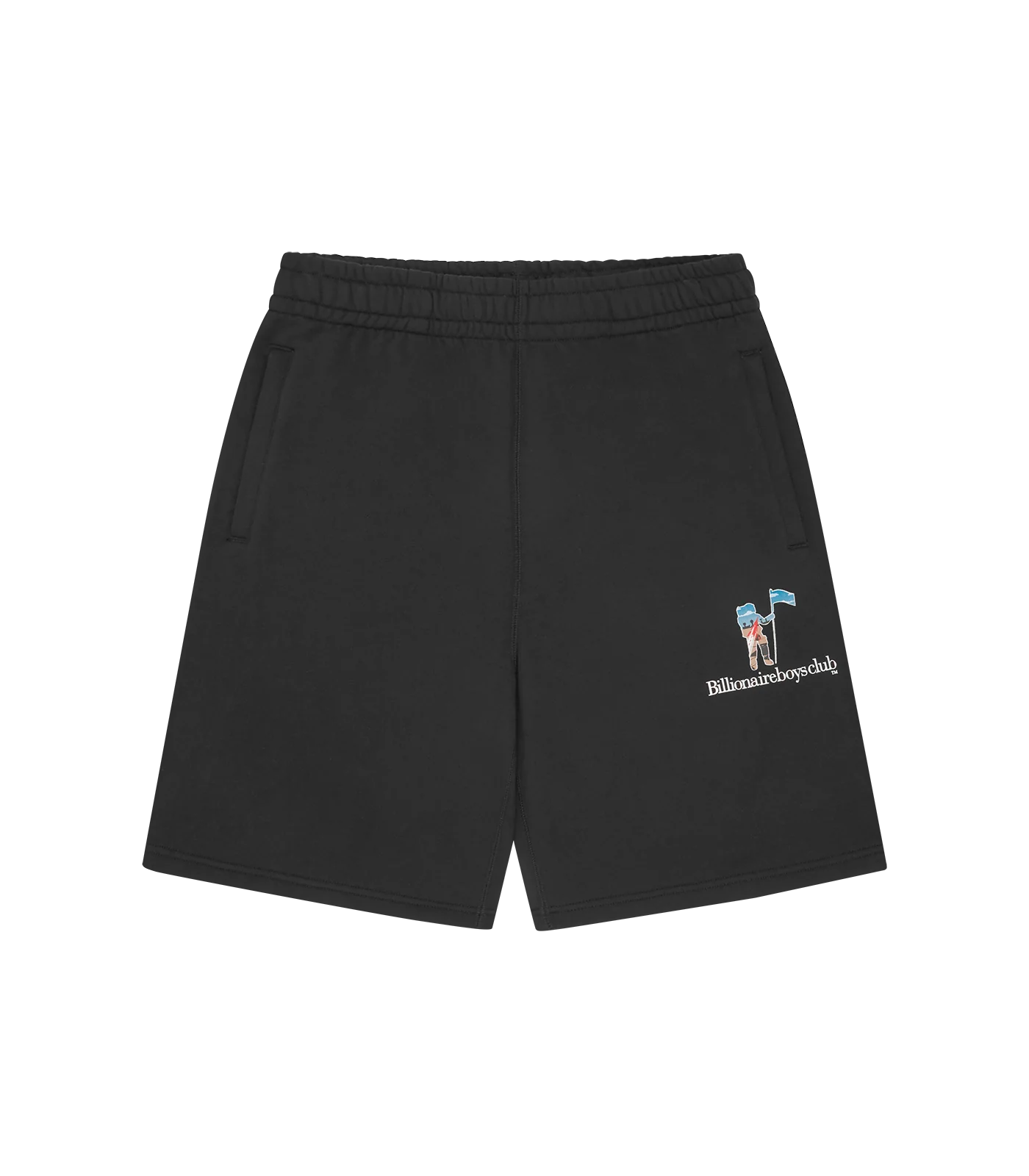 STANDING ASTRO SERIF SWEATSHORTS - BLACK