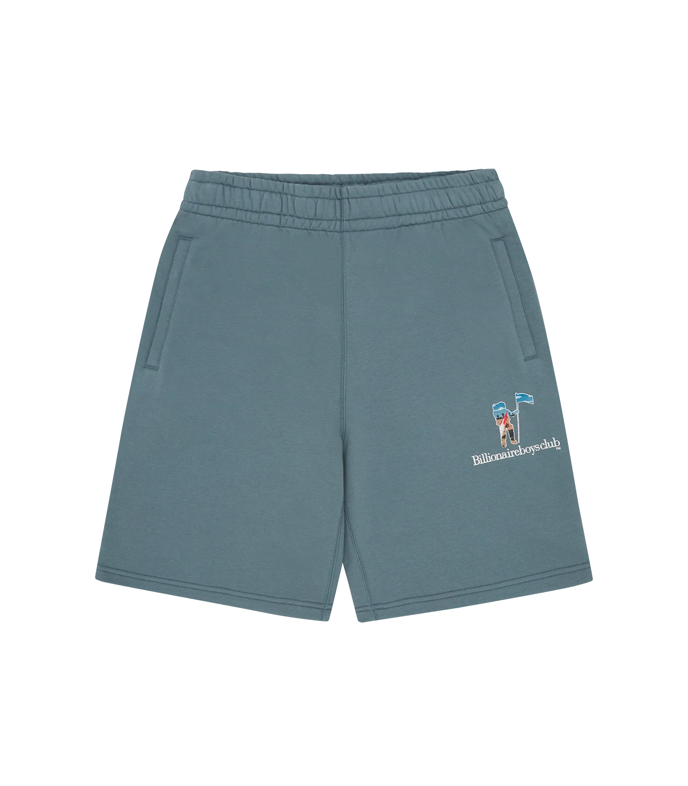STANDING ASTRO SERIF SWEATSHORTS - SLATE BLUE