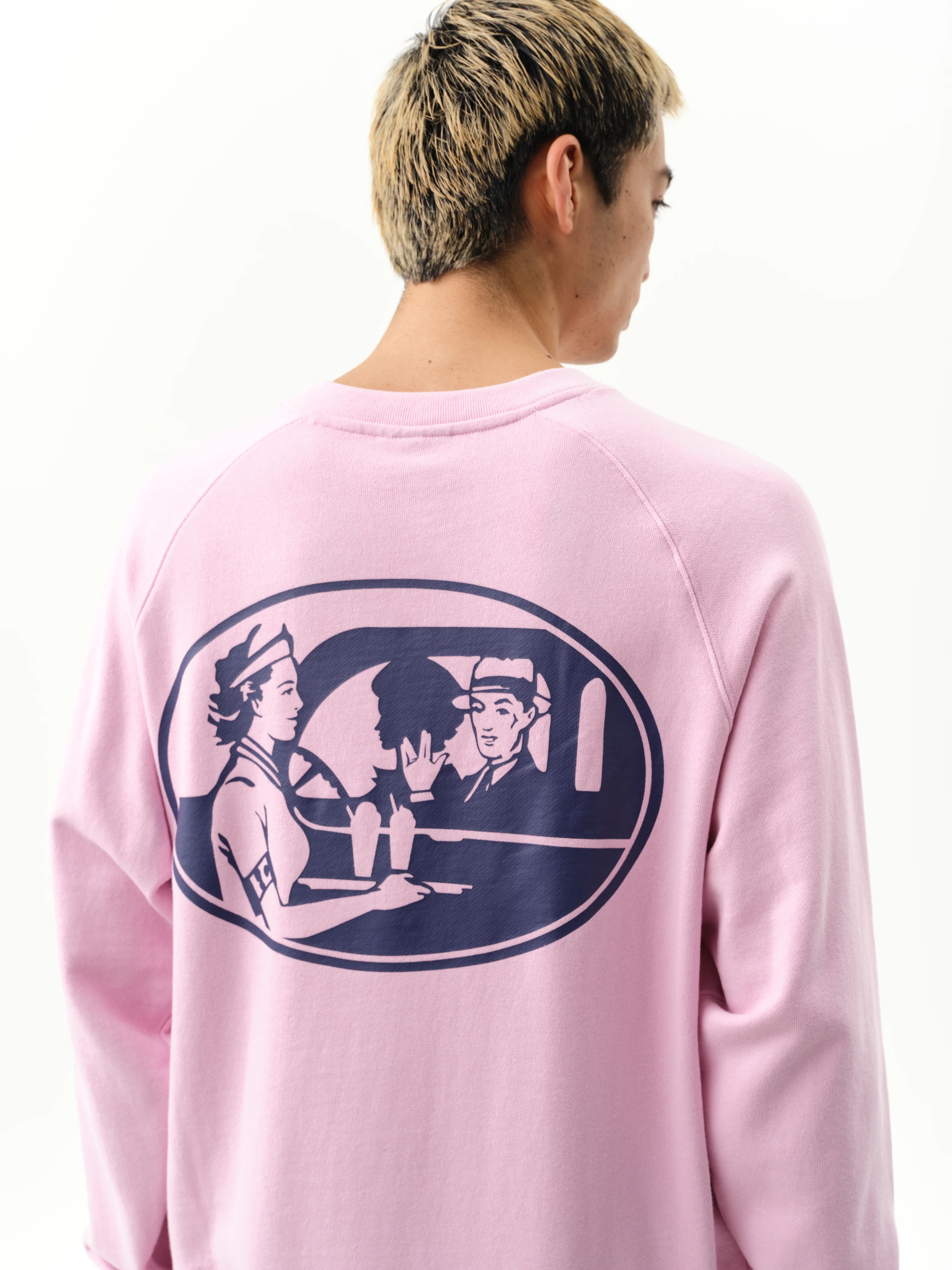 STICKER CREWNECK - PINK - Image 4