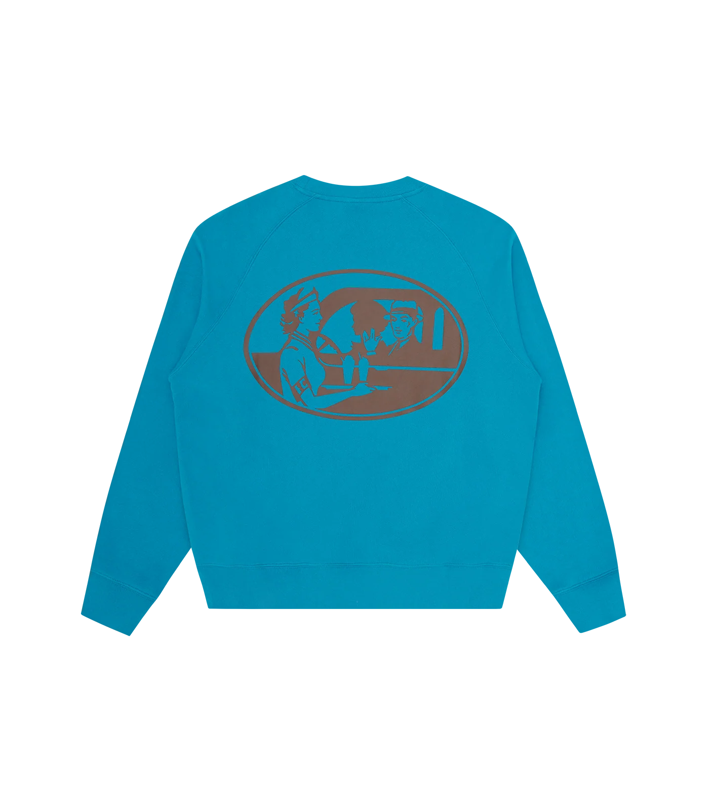 STICKER CREWNECK - TEAL - Image 2