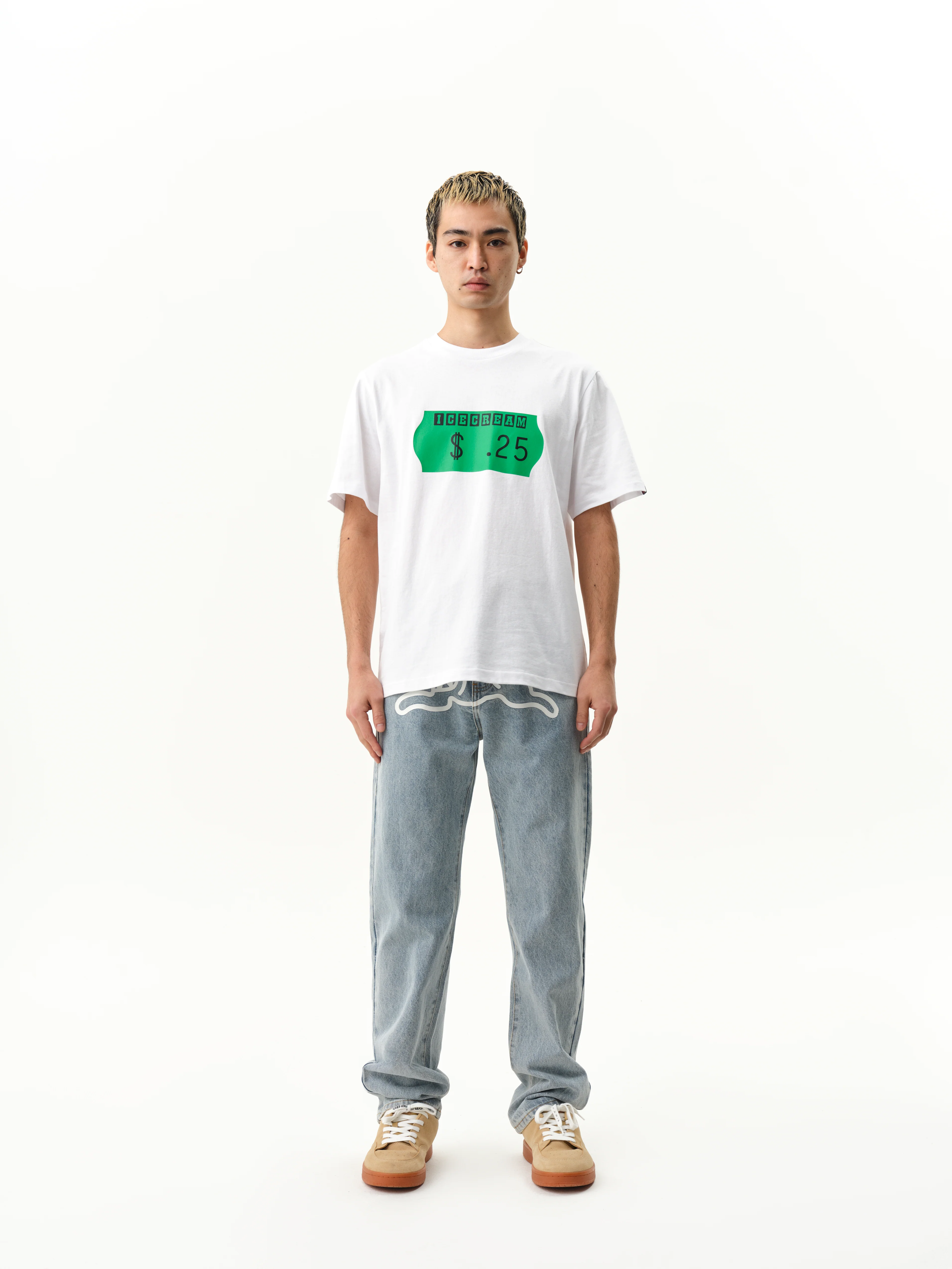 STICKER T-SHIRT - WHITE - Image 3