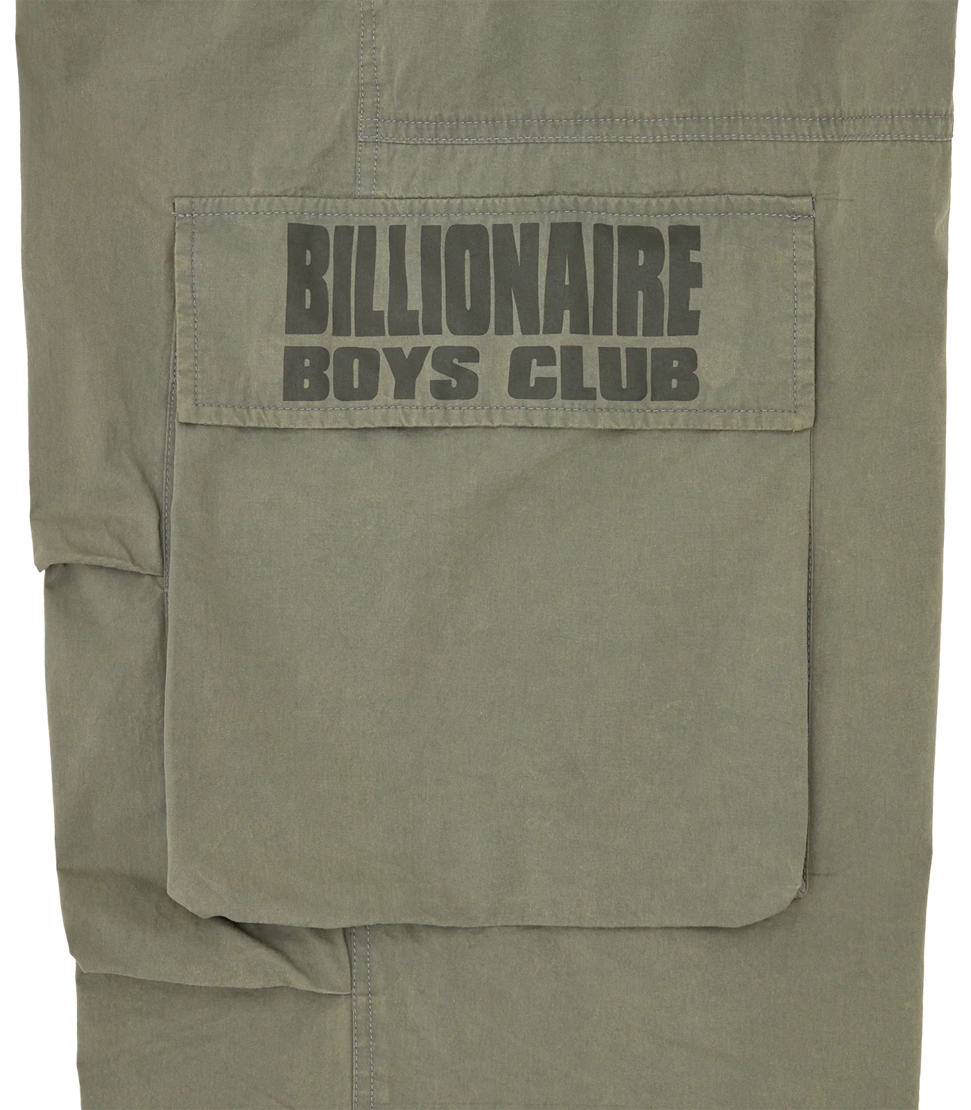 STRAIGHT LOGO PARACHUTE PANTS - OLIVE - Image 5