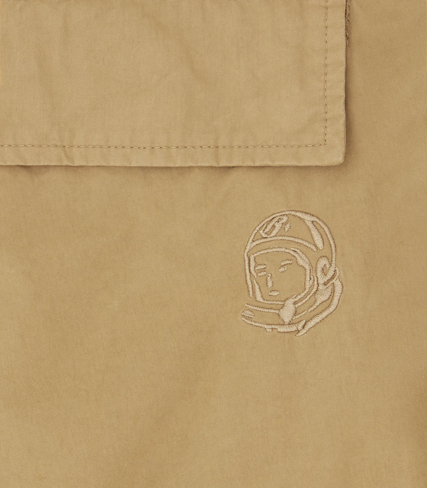 STRAIGHT LOGO PARACHUTE PANTS - SAND - Image 6