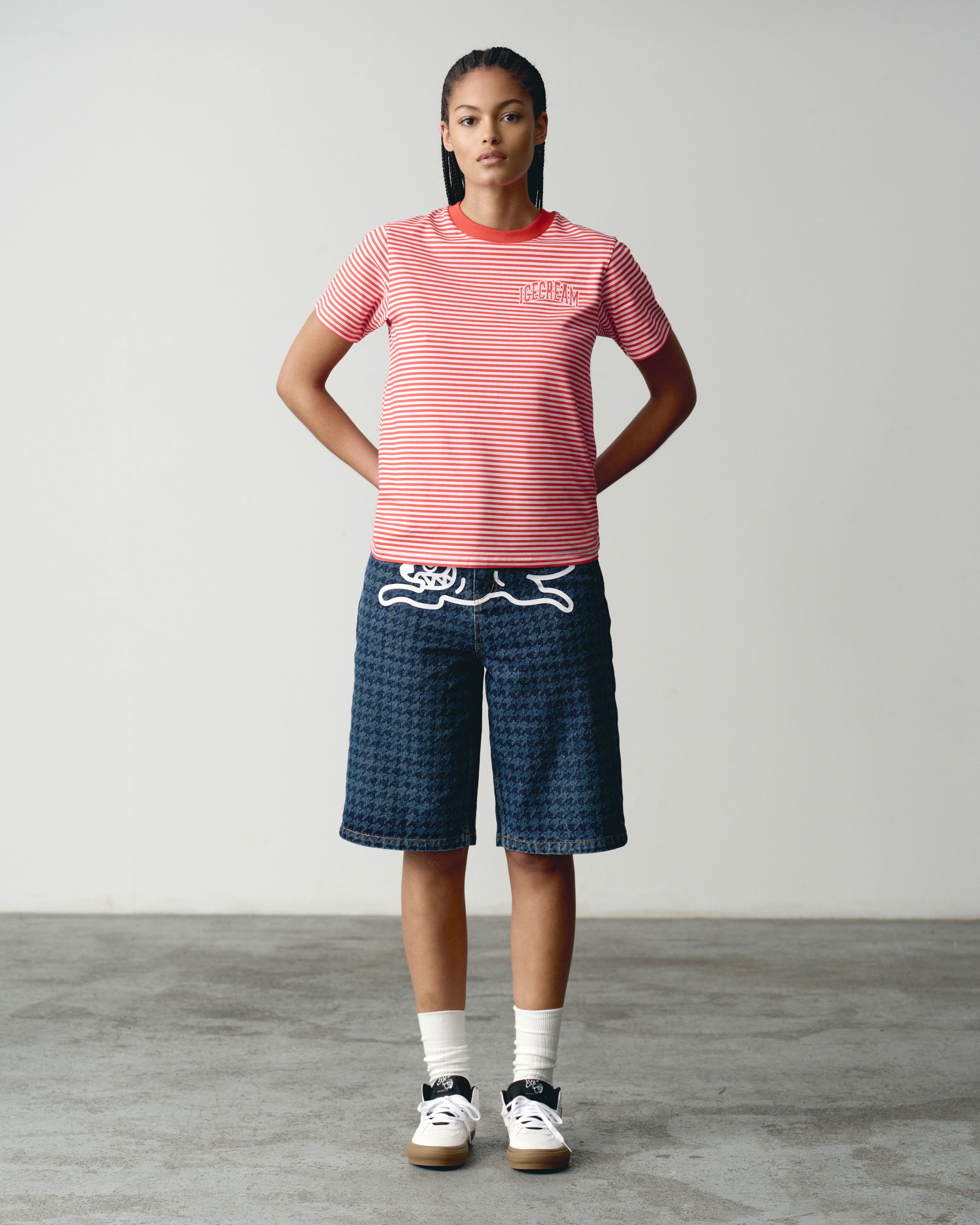 STRIPED T-SHIRT - RED/PINK - Image 3