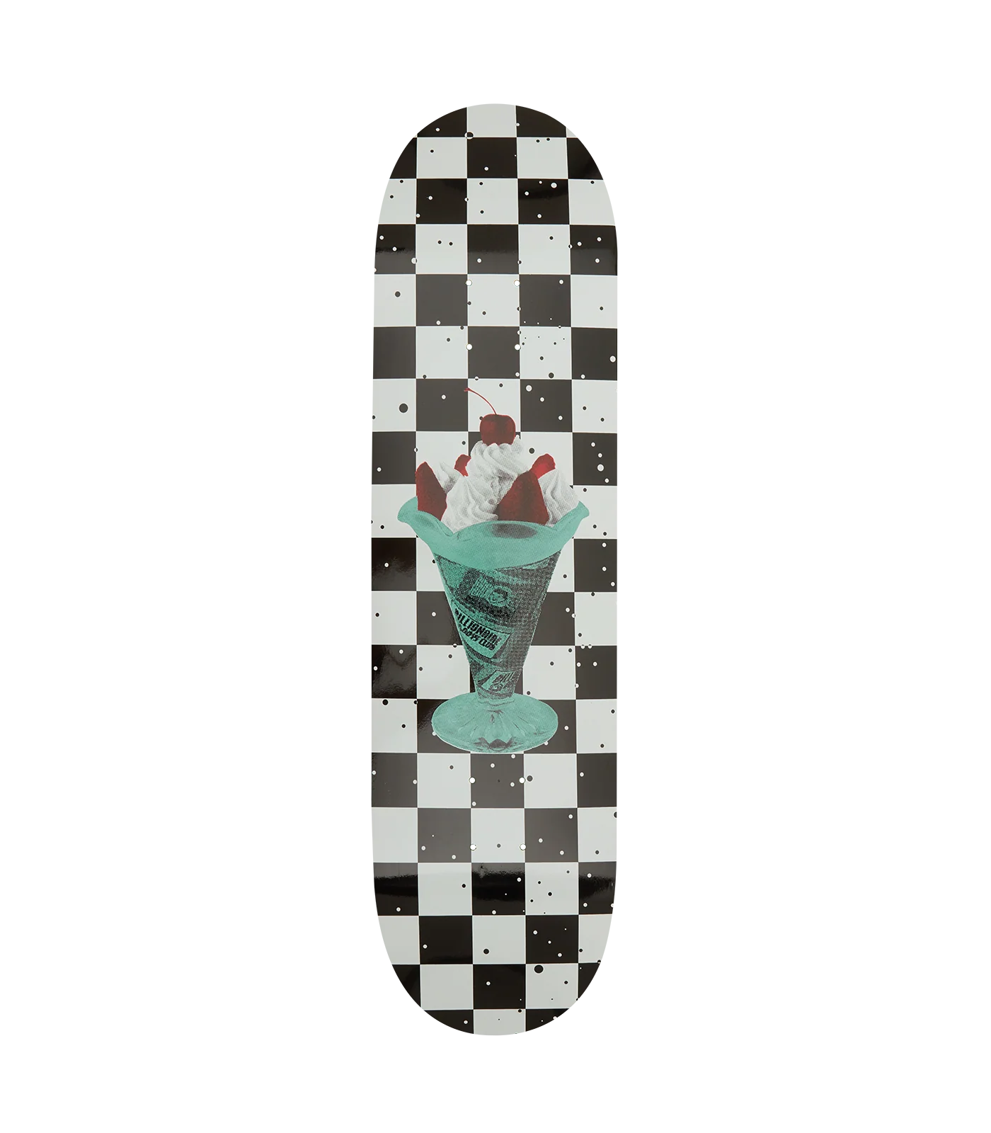SUNDAE SKATE DECK - BLACK/WHITE