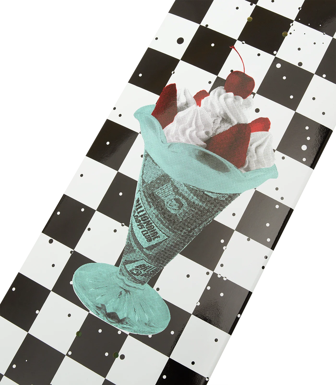 SUNDAE SKATE DECK - BLACK/WHITE - Image 3