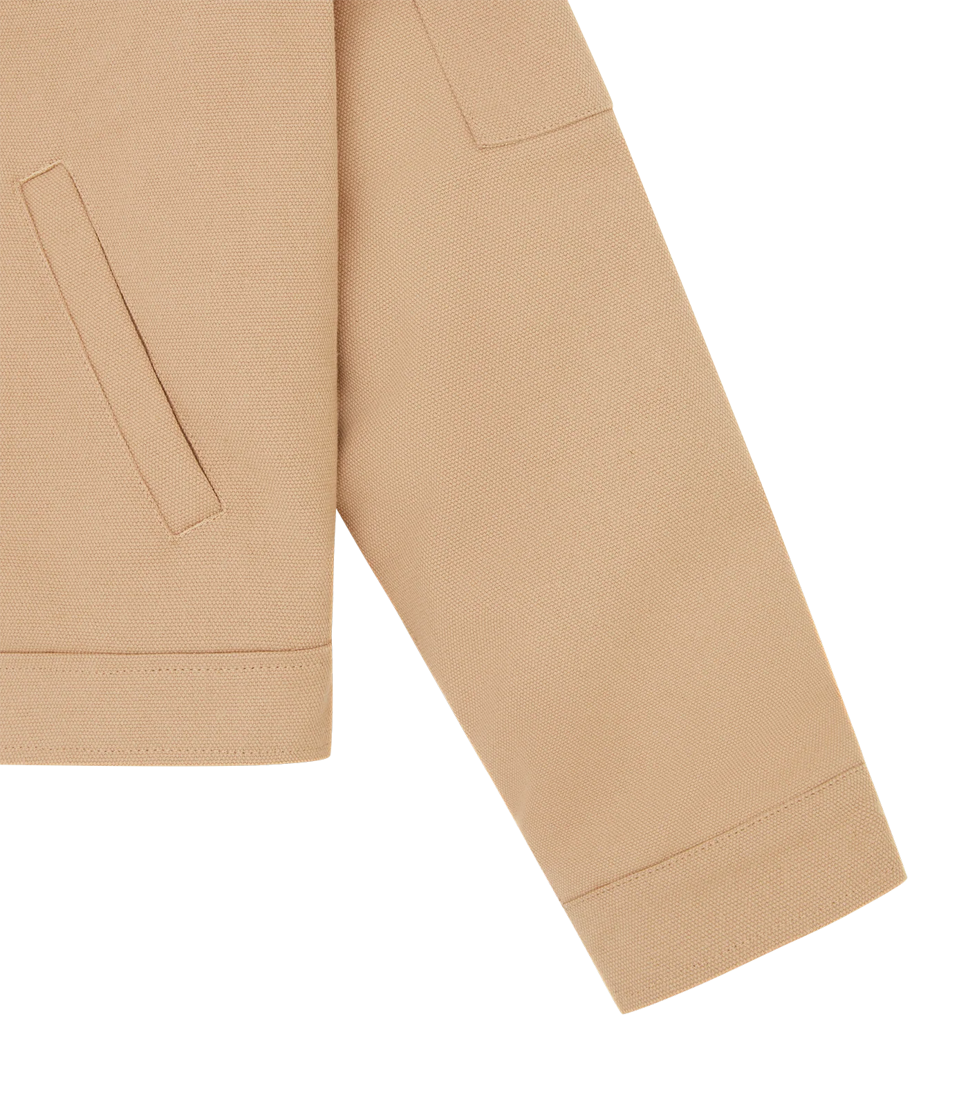 TEAM IC CROPPED WORK JACKET - BEIGE - Image 7