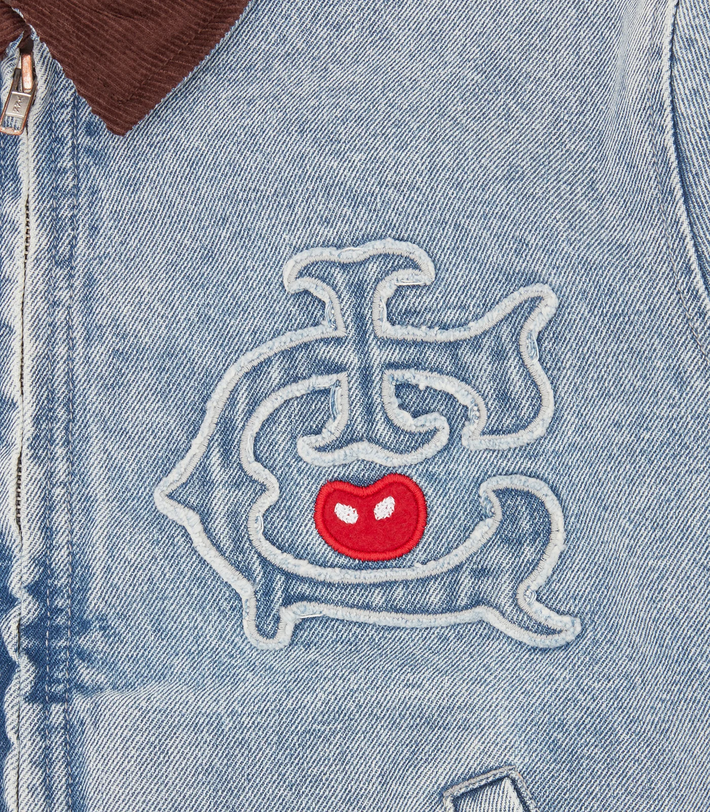 TEAM IC CROPPED WORK JACKET - LIGHT WASH BLUE - Image 4
