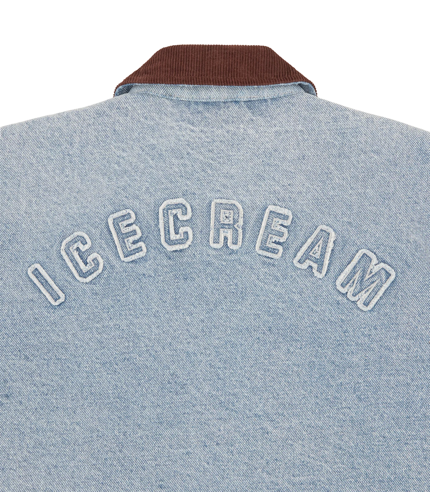 TEAM IC CROPPED WORK JACKET - LIGHT WASH BLUE - Image 6