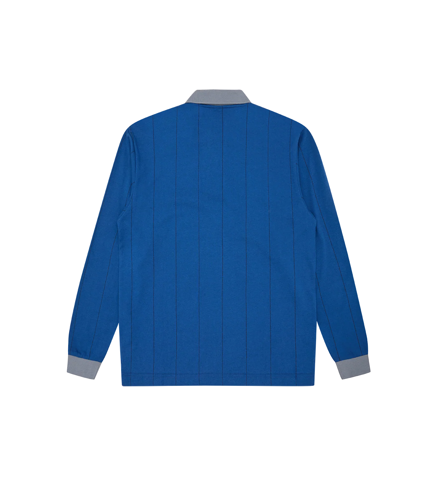 TEAM IC PINSTRIPE L/S POLO SHIRT - NAVY - Image 2