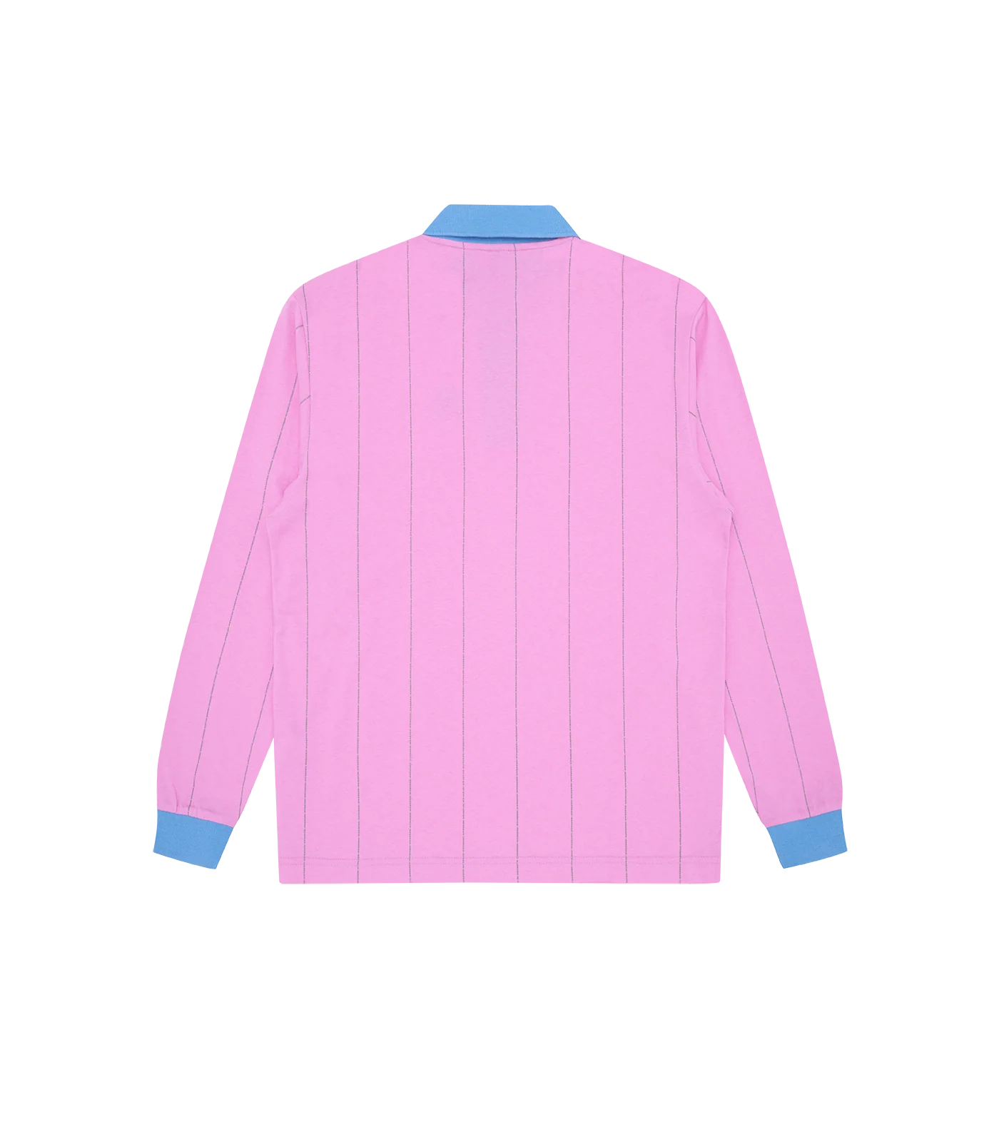 TEAM IC PINSTRIPE L/S POLO SHIRT - PINK - Image 2