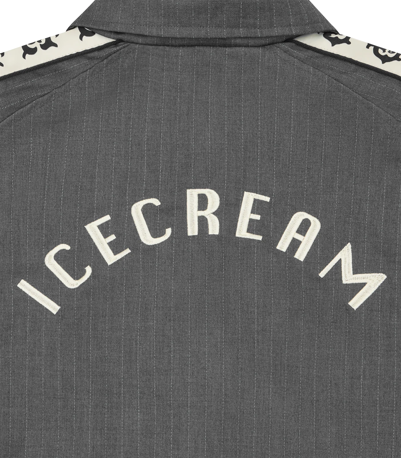 TEAM IC PINSTRIPE TRACK JACKET - GREY - Image 4