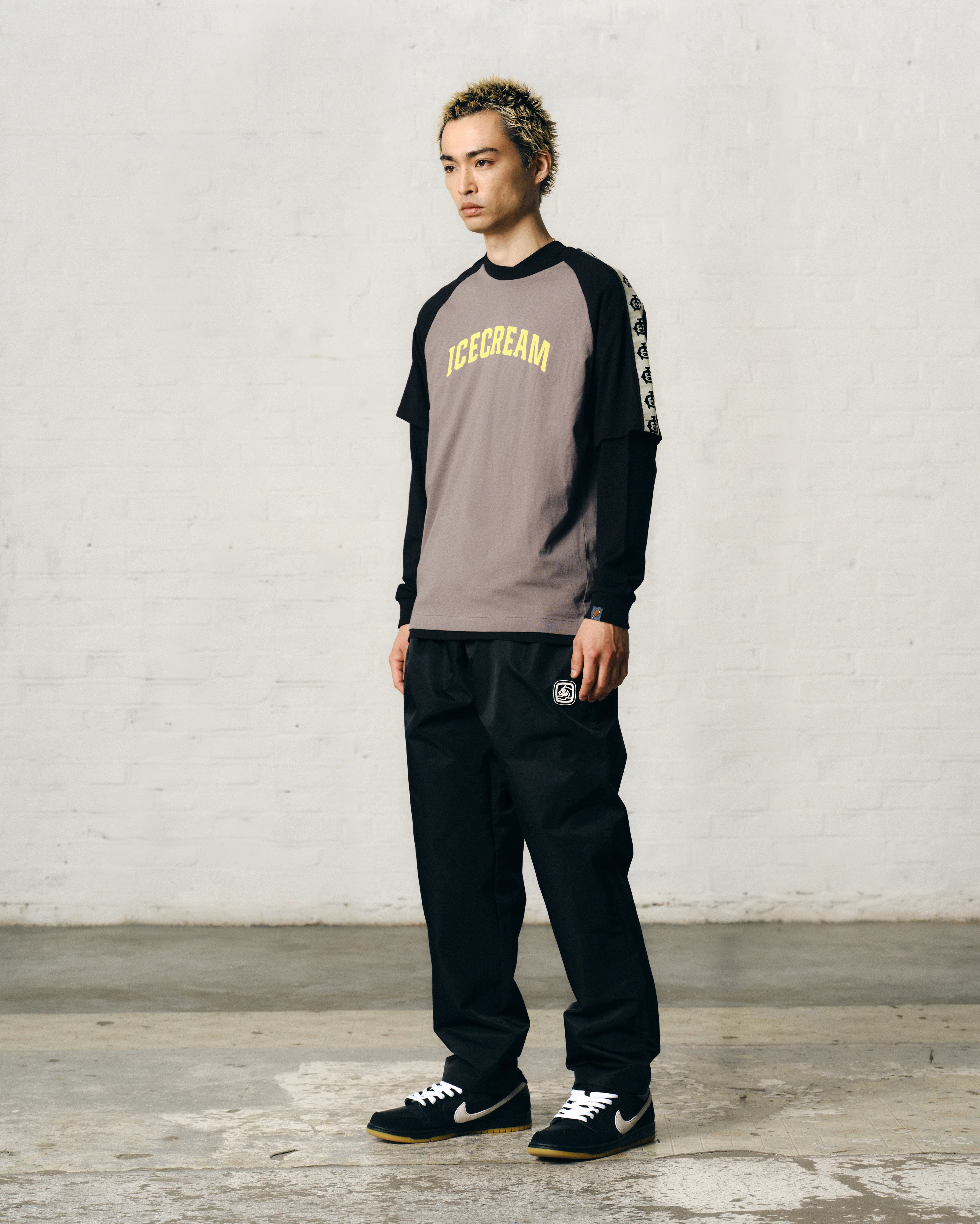 TEAM IC RAGLAN T-SHIRT - GREY - Image 3