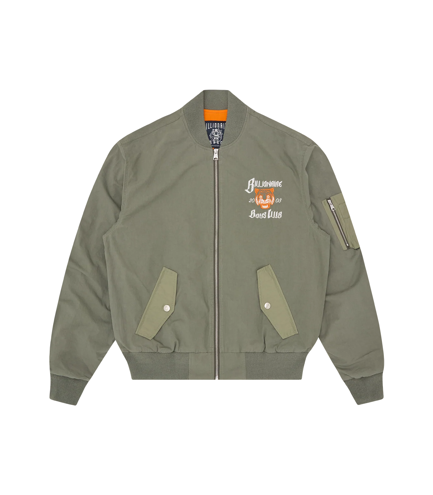 TIGER BOMBER JACKET - KHAKI