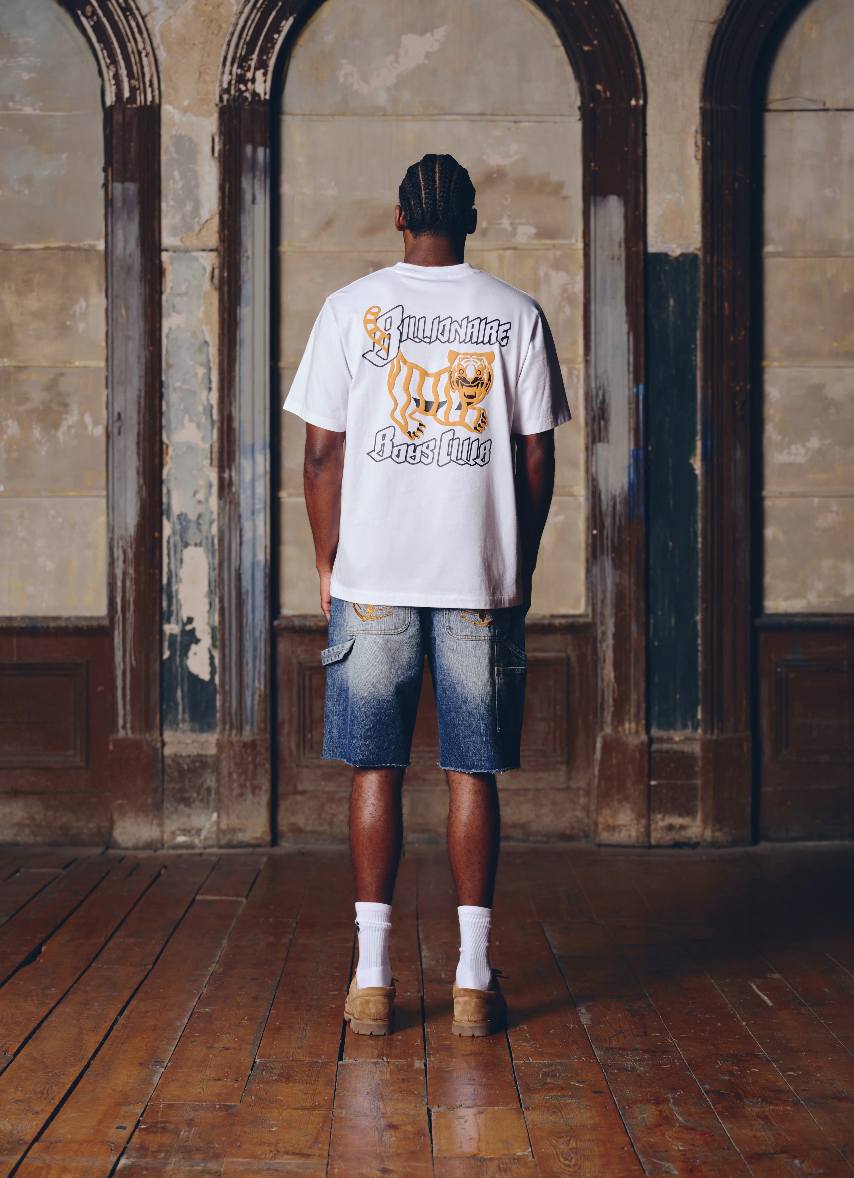 TIGER LOGO T-SHIRT - WHITE - Image 3