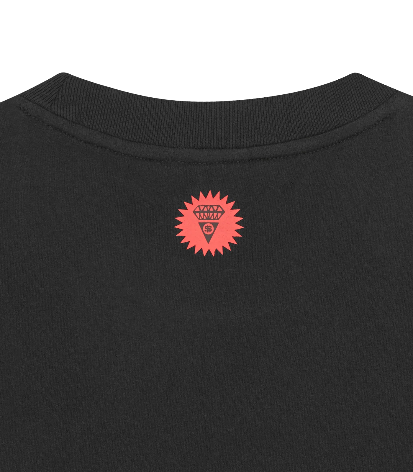 TIGER STRIPE RUNNING DOG T-SHIRT - BLACK - Image 4