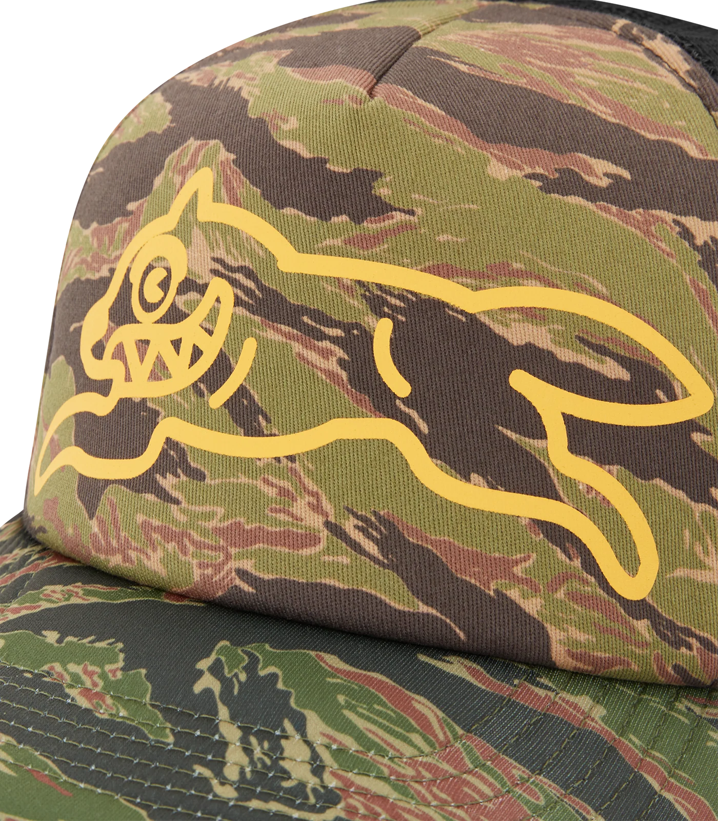 TIGER STRIPE RUNNING DOG TRUCKER CAP - CAMO - Image 3