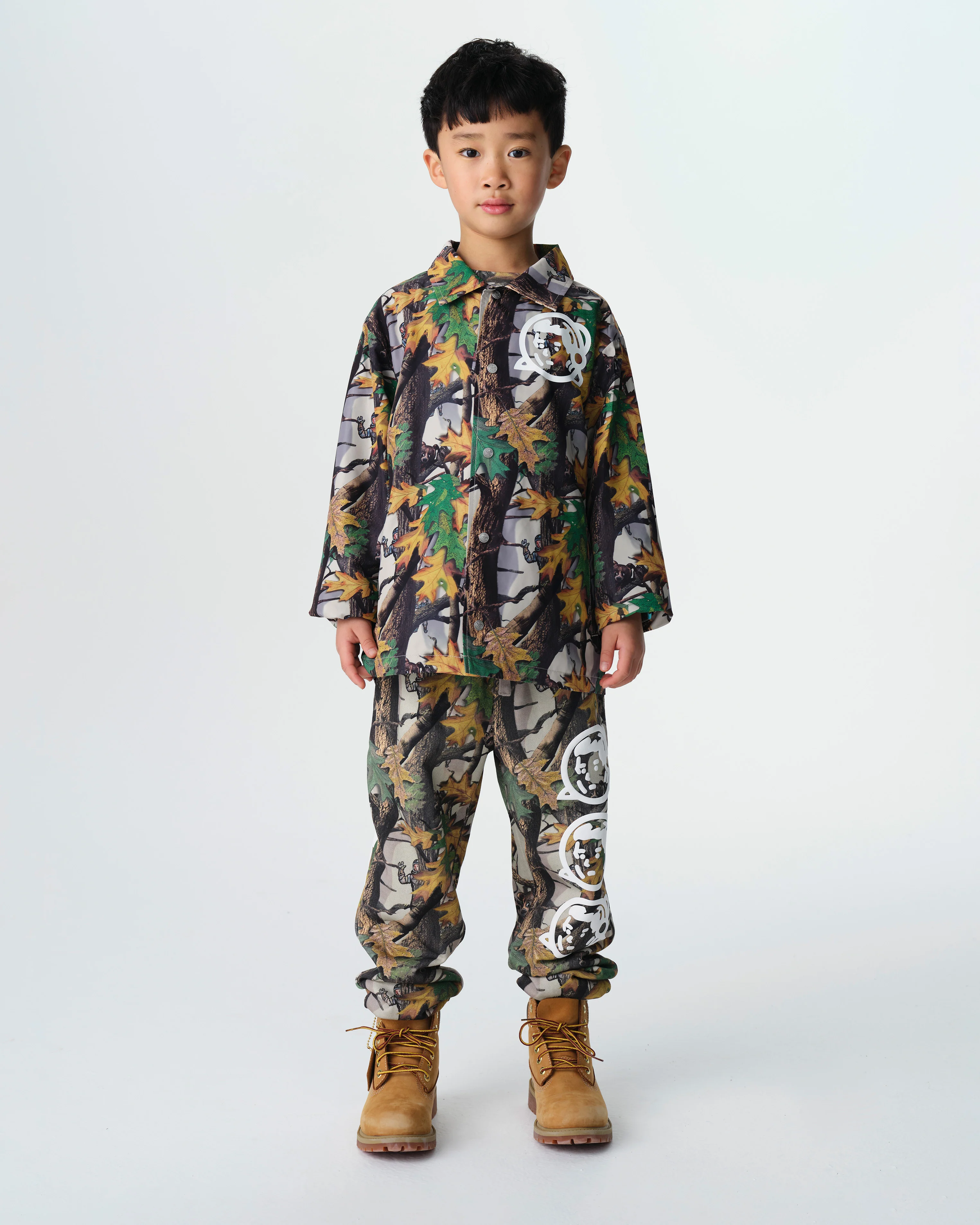KIDS TREE CAMO ARCH LOGO ASTRO COACH JACKET - MULTI - Image 3