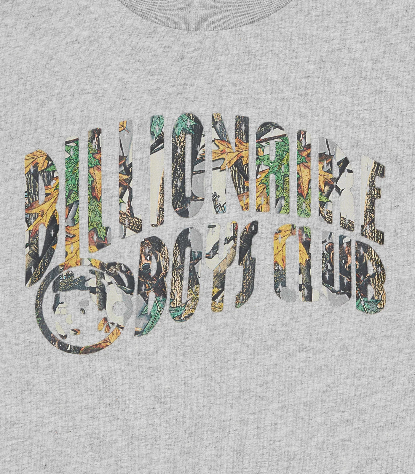 KIDS TREE CAMO ARCH LOGO T-SHIRT - HEATHER GREY - Image 4