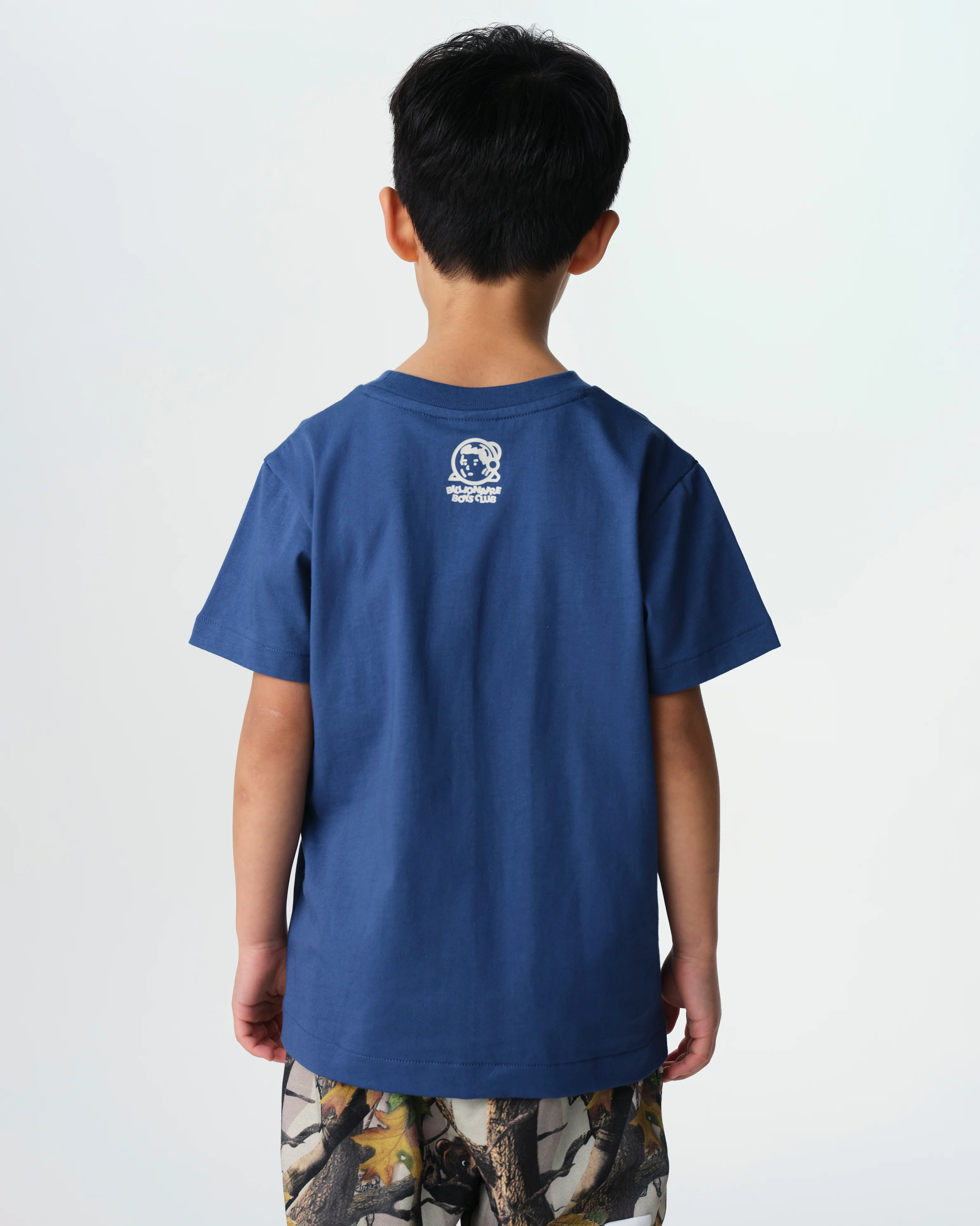 KIDS TREE CAMO ARCH LOGO T-SHIRT - NAVY - Image 4