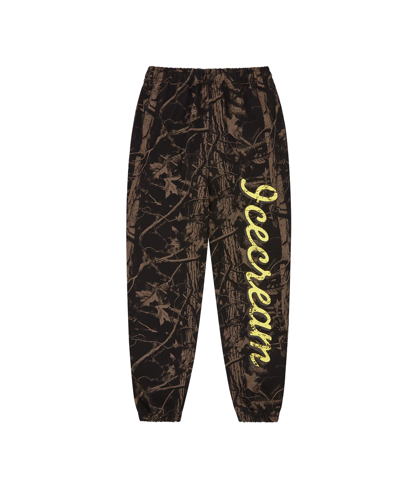 TREE CAMO SWEATPANTS - BLACK
