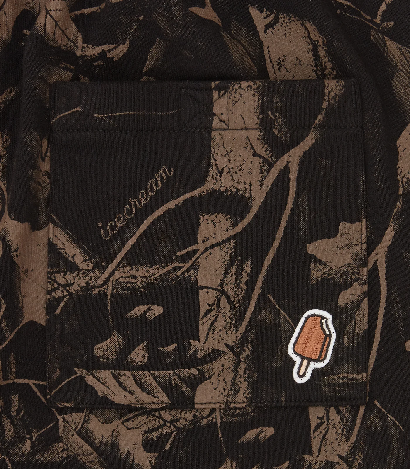 TREE CAMO SWEATPANTS - BLACK - Image 6