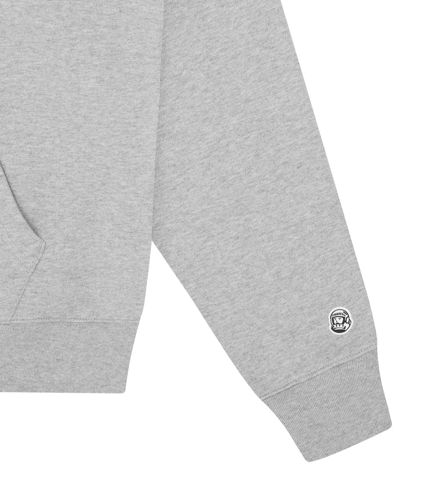 TRI-TONE ARCH LOGO POPOVER HOOD - HEATHER GREY - Image 5