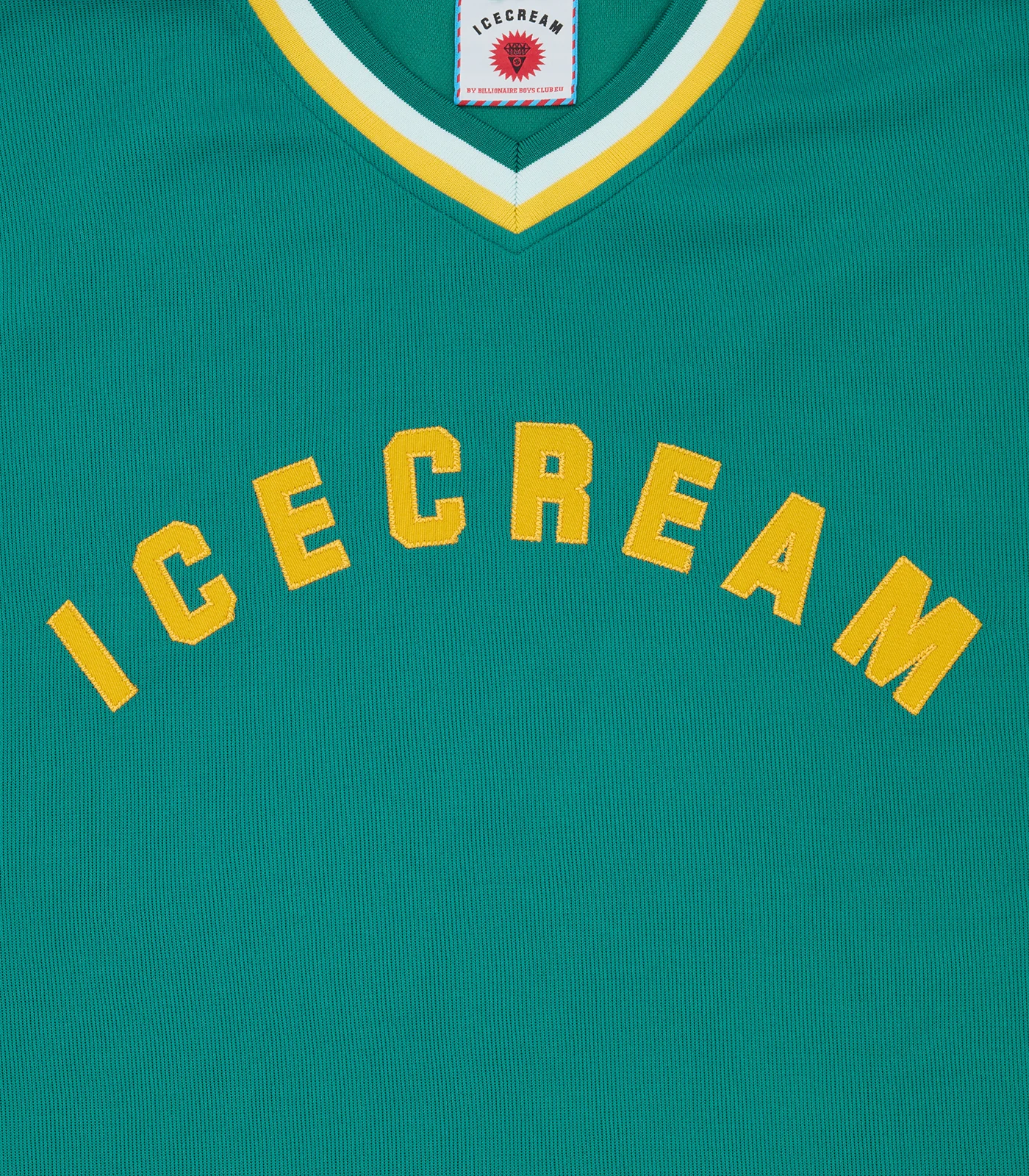V-NECK SPORTS JERSEY - GREEN - Image 4