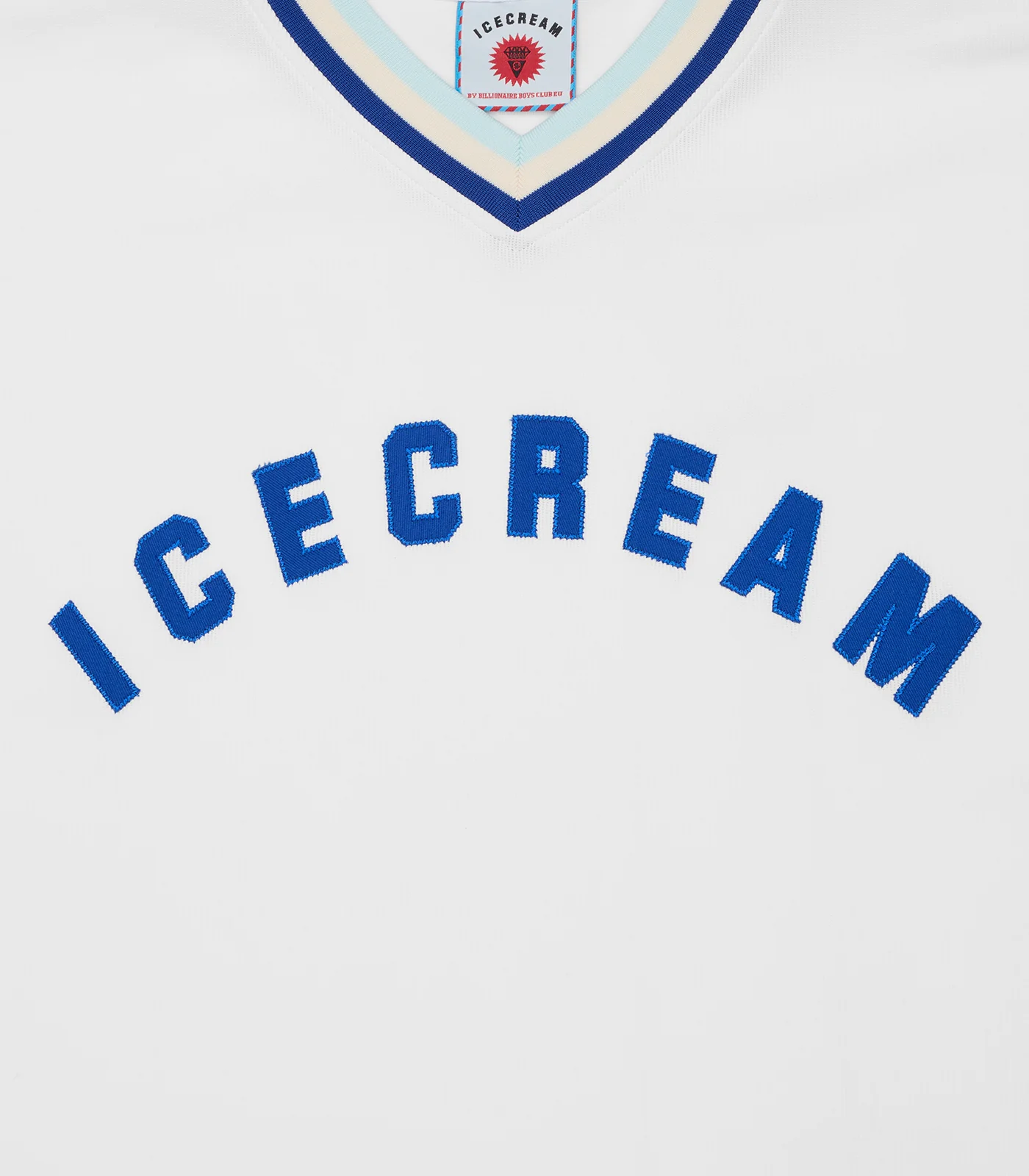 V-NECK SPORTS JERSEY - WHITE - Image 4