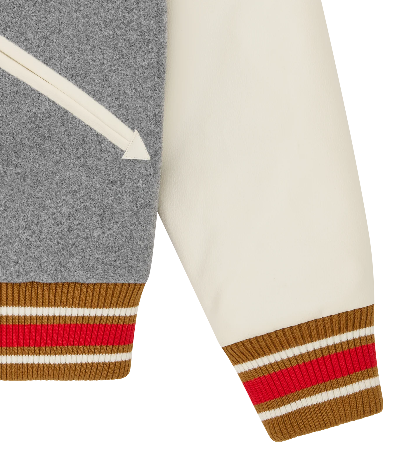 WAITRESS VARSITY JACKET - GREY - Image 7