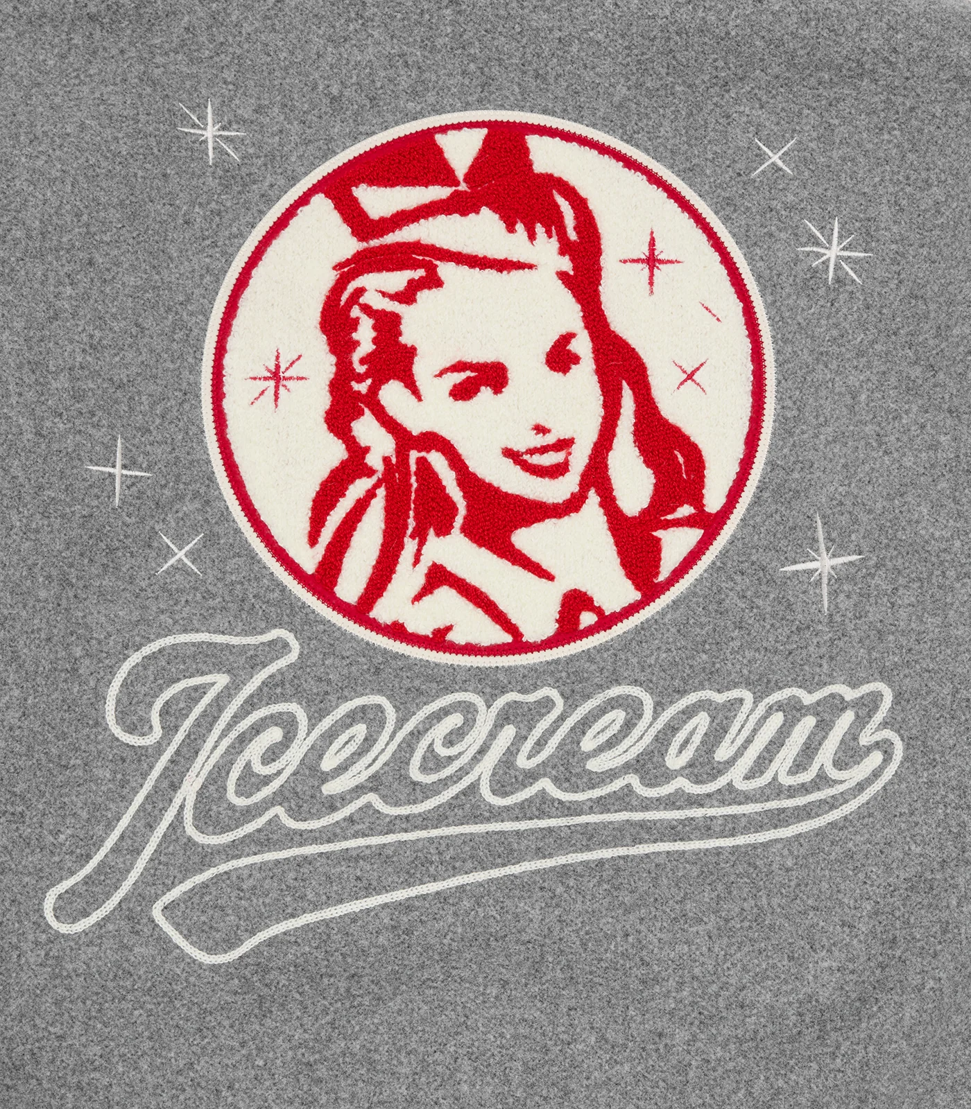 WAITRESS VARSITY JACKET - GREY - Image 8