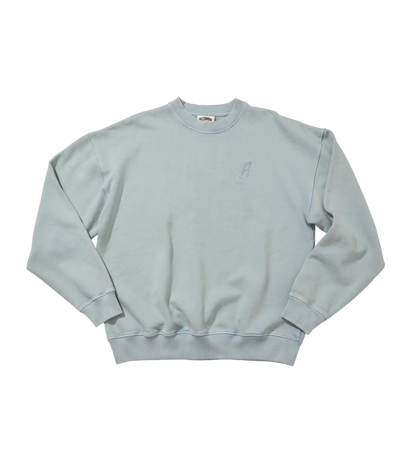 WASHED FLYING B CREWNECK - LIGHT BLUE