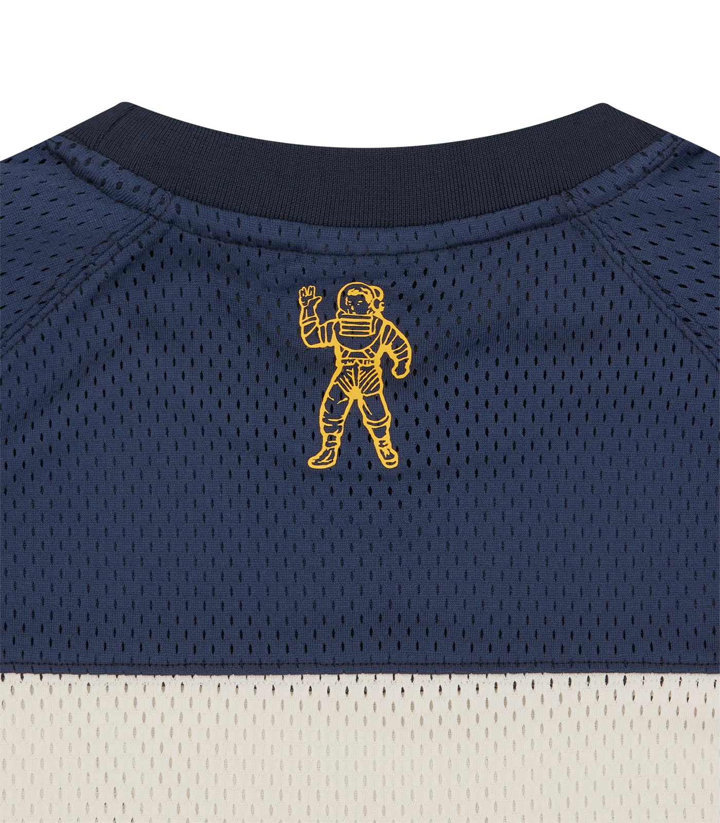 WORLD COLLEGE MESH FOOTBALL SHIRT - NAVY/HEATHER GREY - Image 4