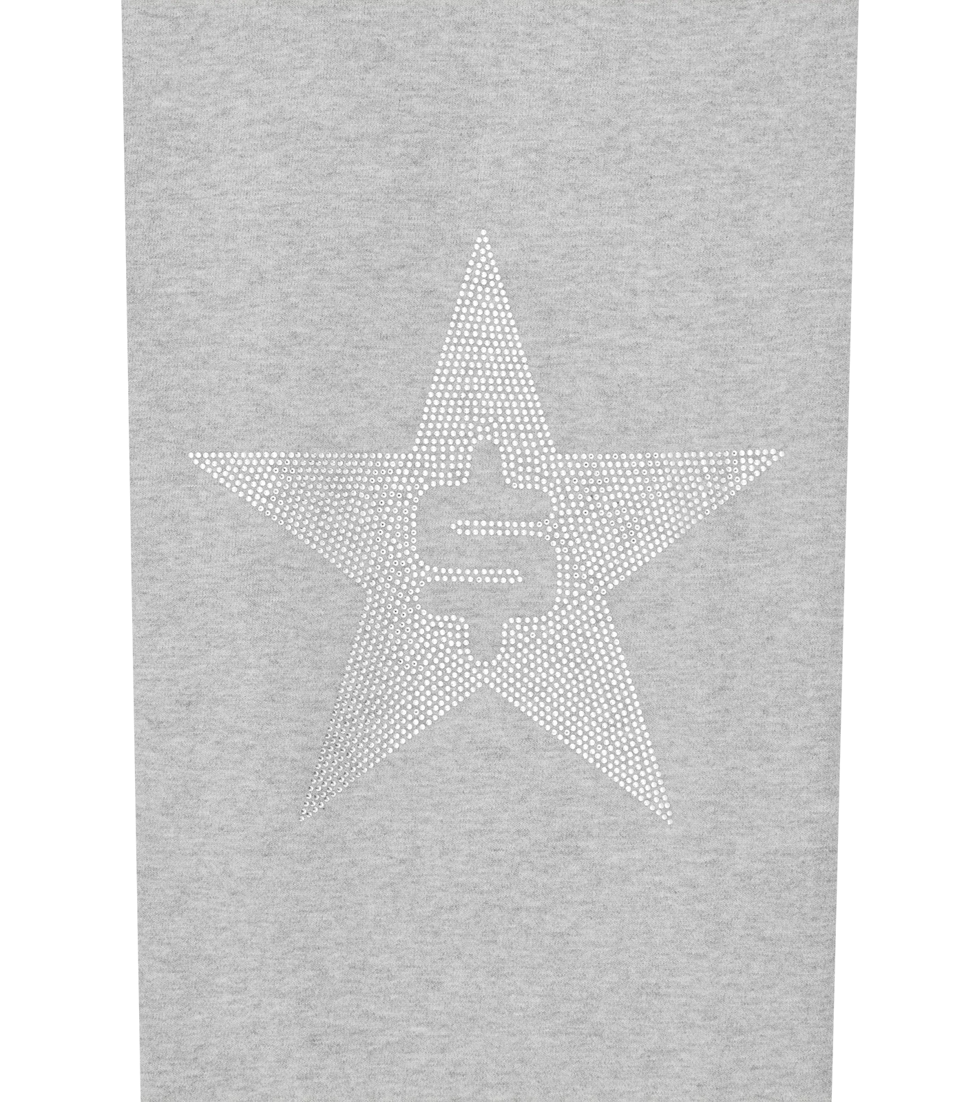 WORLD COLLEGE RHINESTONE WIDE LEG SWEATPANTS - HEATHER GREY - Image 4