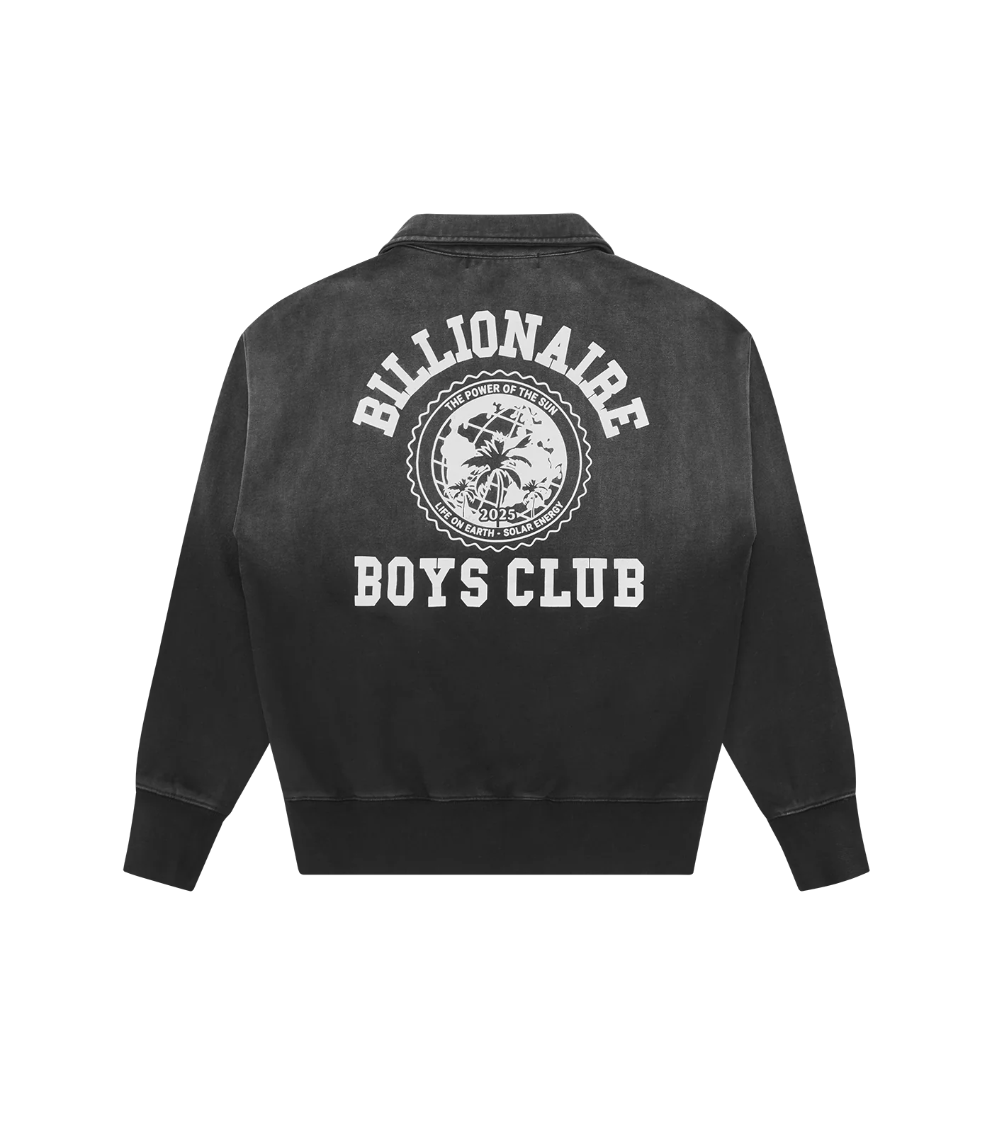 WORLD COLLEGE WASHED QUARTER ZIP - BLACK - Image 2