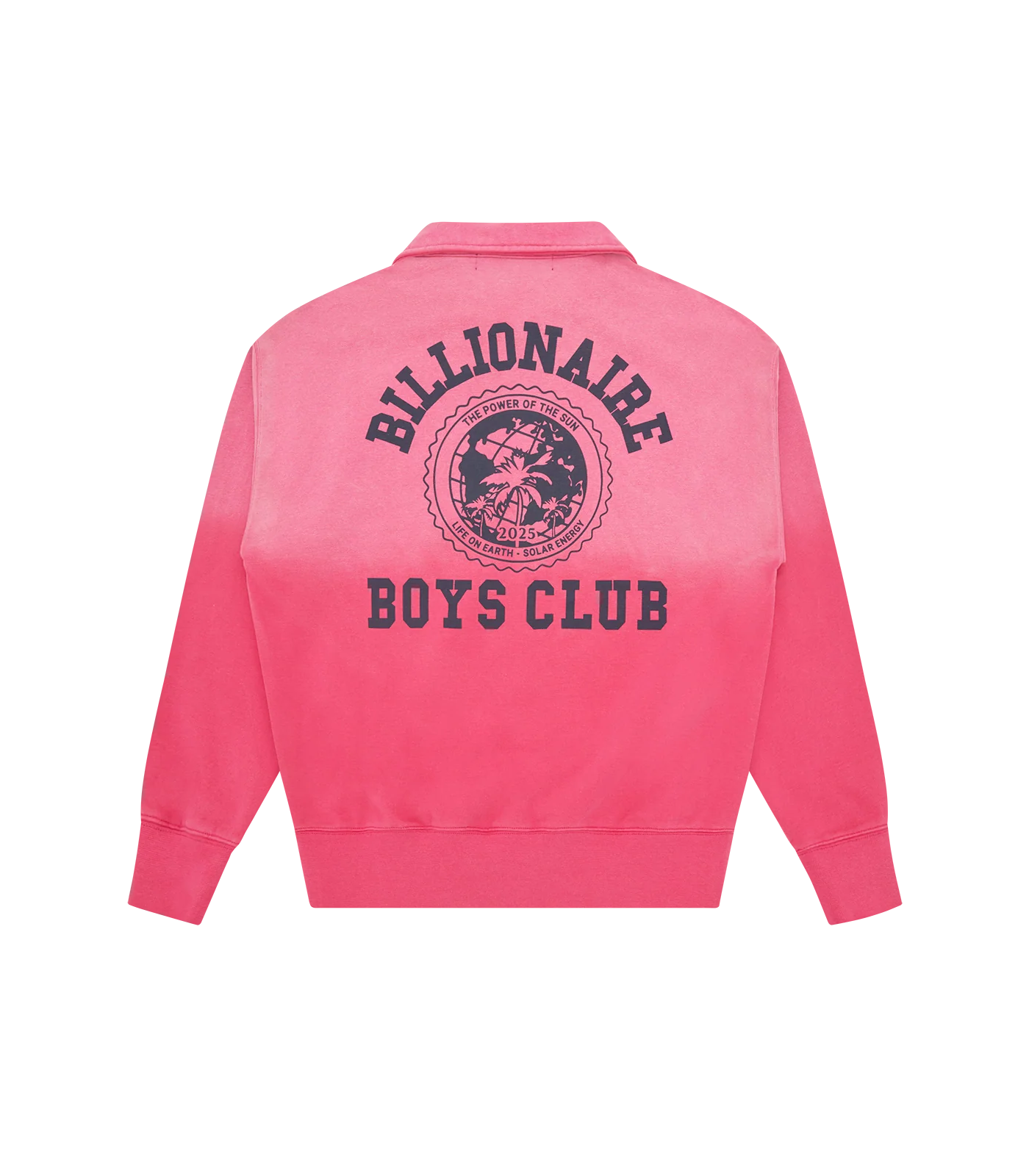 WORLD COLLEGE WASHED QUARTER ZIP - PINK - Image 2