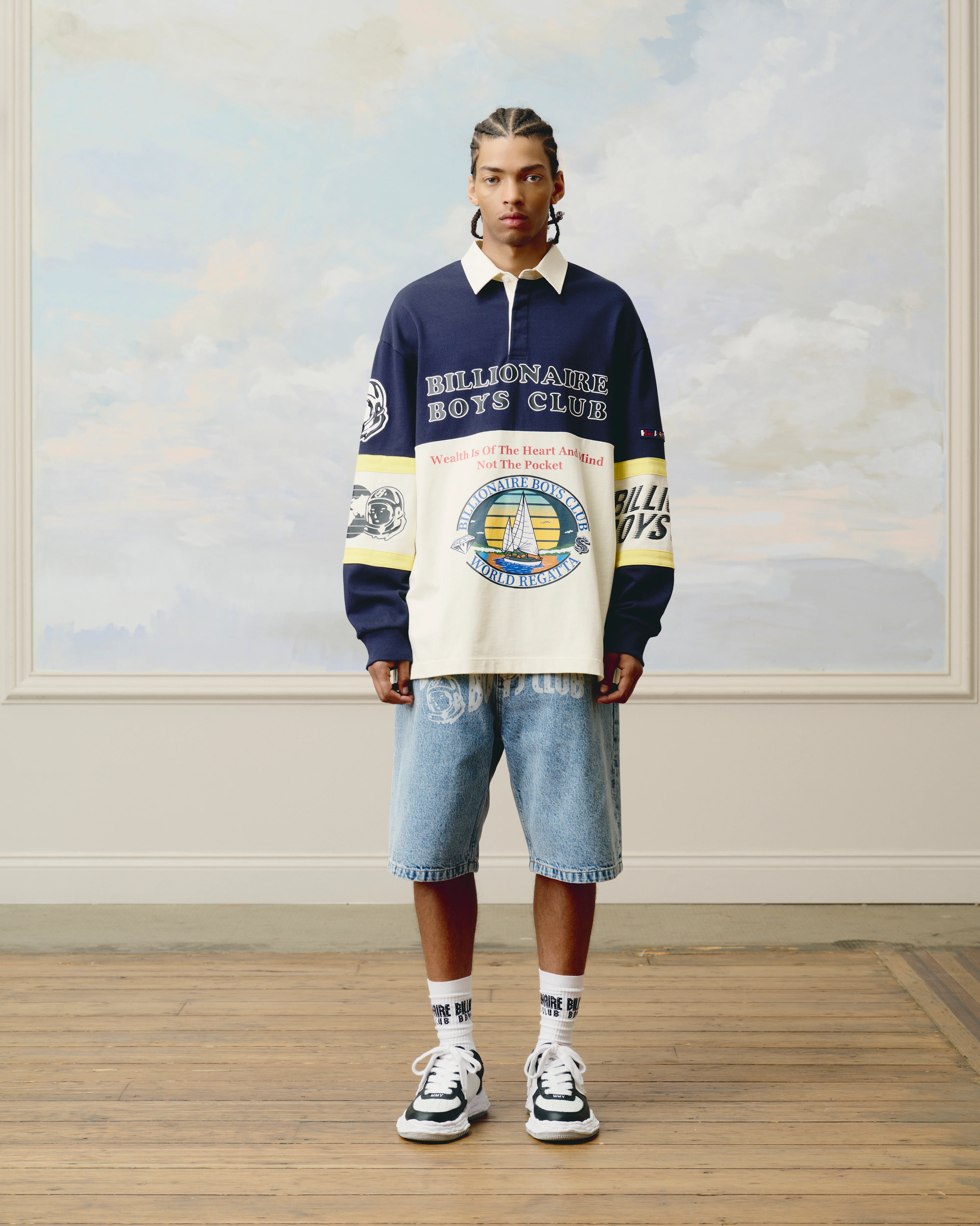 WORLD REGATTA OVERSIZED RUGBY SHIRT - MULTI - Image 2