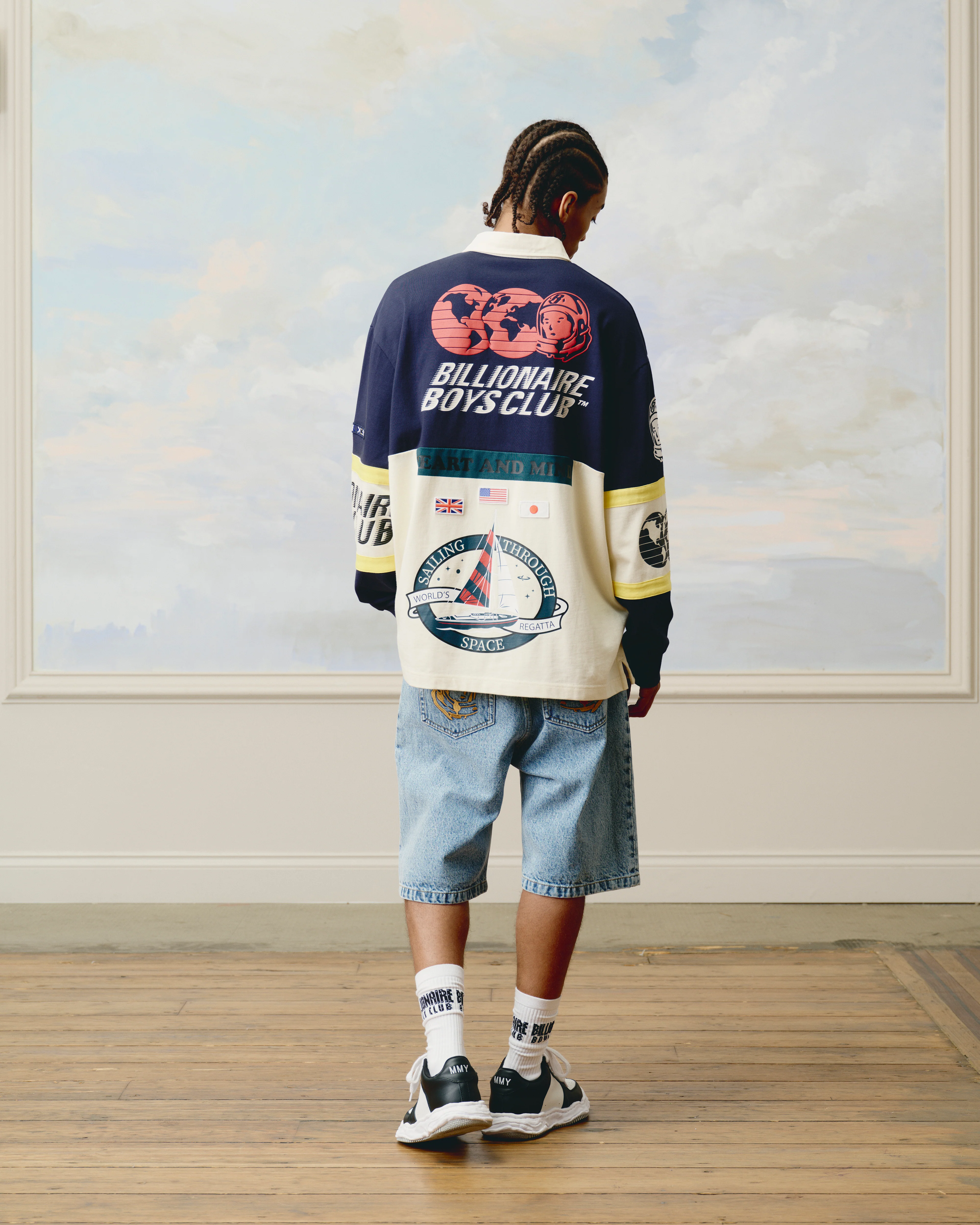 WORLD REGATTA OVERSIZED RUGBY SHIRT - MULTI - Image 3