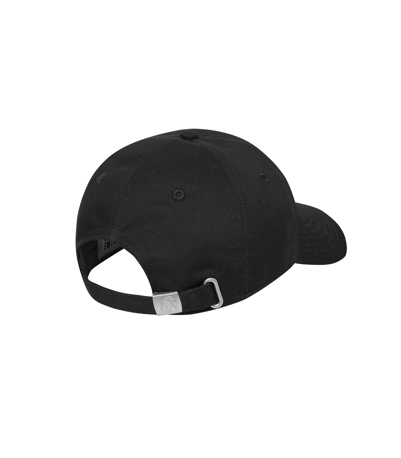 WOVEN PATCH ARCH LOGO CURVED VISOR CAP - BLACK - Image 3